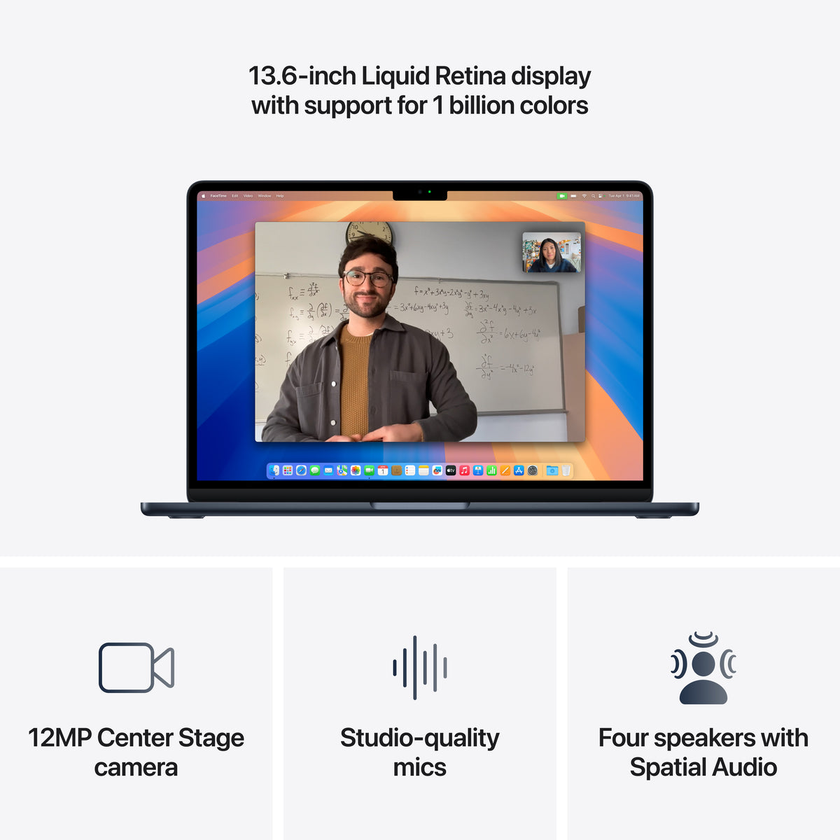 13-inch MacBook Air: Apple M4 chip with 10-core CPU and 10-core GPU, 16GB, 512GB SSD - Midnight