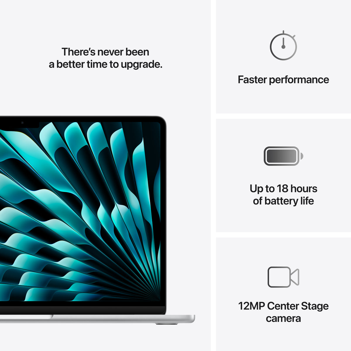 13-inch MacBook Air: Apple M4 chip with 10-Core CPU and 10-Core GPU, 24GB, 512GB SSD - Silver