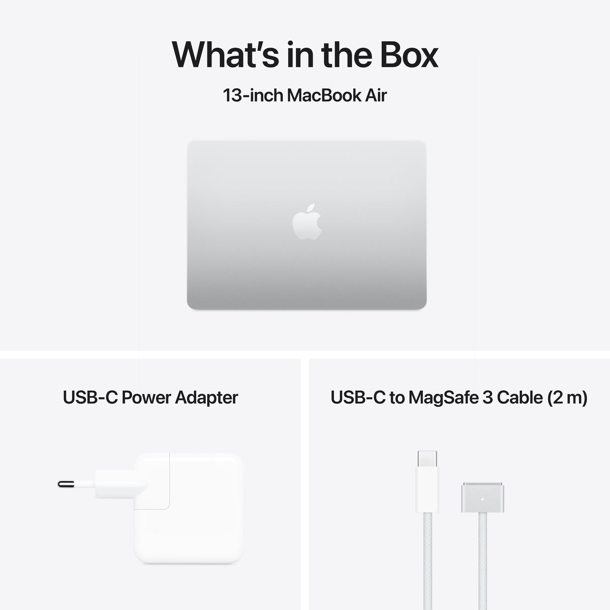 13-inch MacBook Air: Apple M4 chip with 10-Core CPU and 10-Core GPU, 24GB, 512GB SSD - Silver