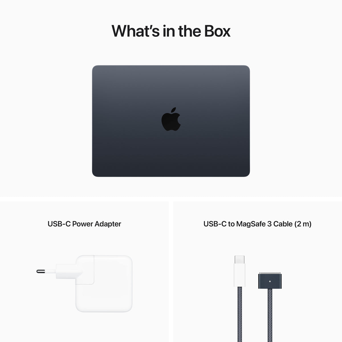 13-inch MacBook Air: Apple M2 chip with 8-core CPU and 8-core GPU, 16GB, 256GB - Midnight