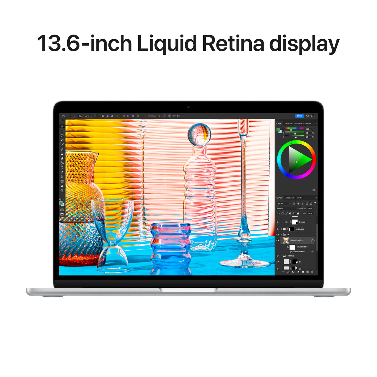 15-inch MacBook Air: Apple M2 chip with 8-Core CPU and 10-Core GPU, 256GB - Silver
