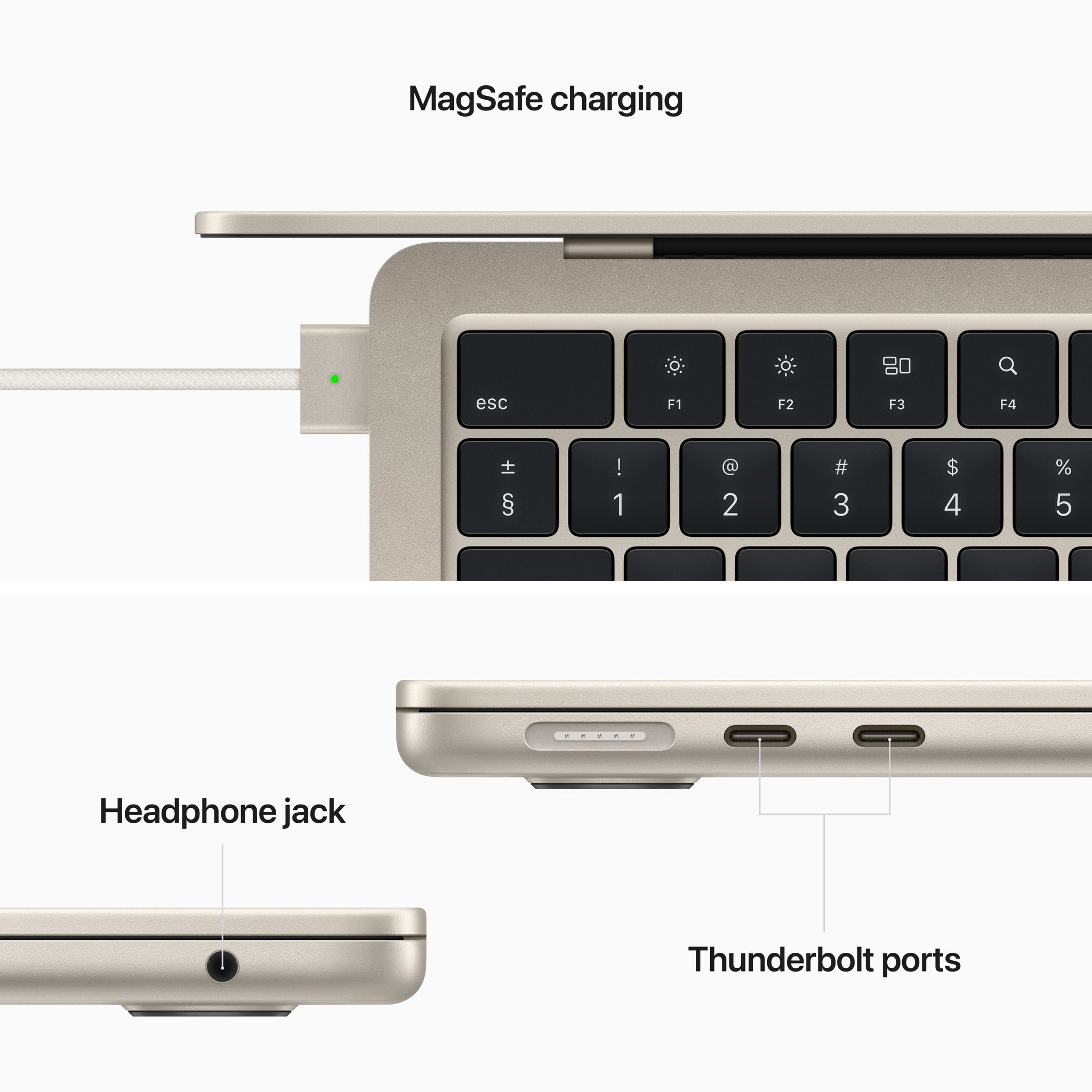 13-inch MacBook Air: Apple M2 chip with 8-core CPU and 8-core GPU