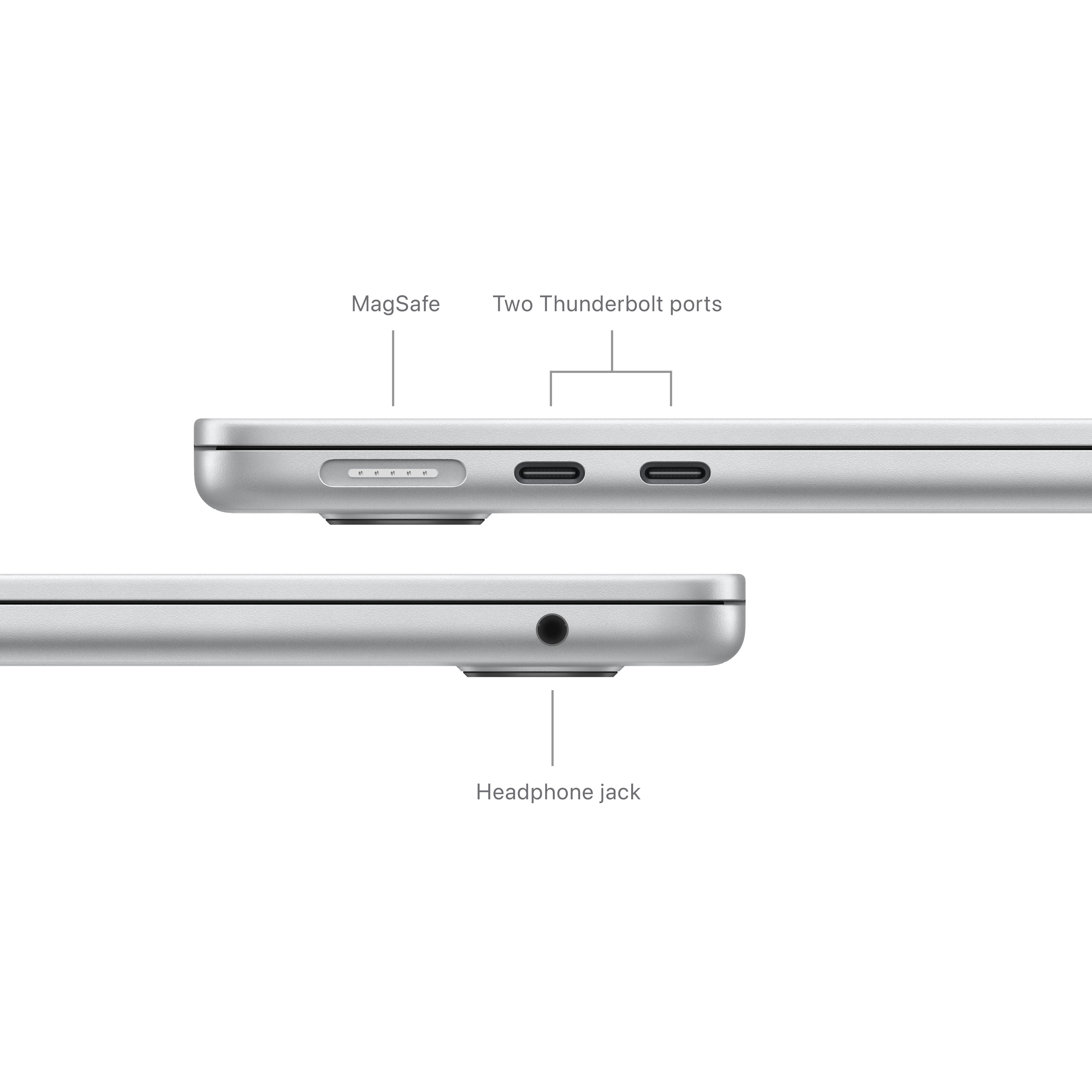 13-inch MacBook Air: Apple M3 chip with 8-Core CPU and 10-Core GPU