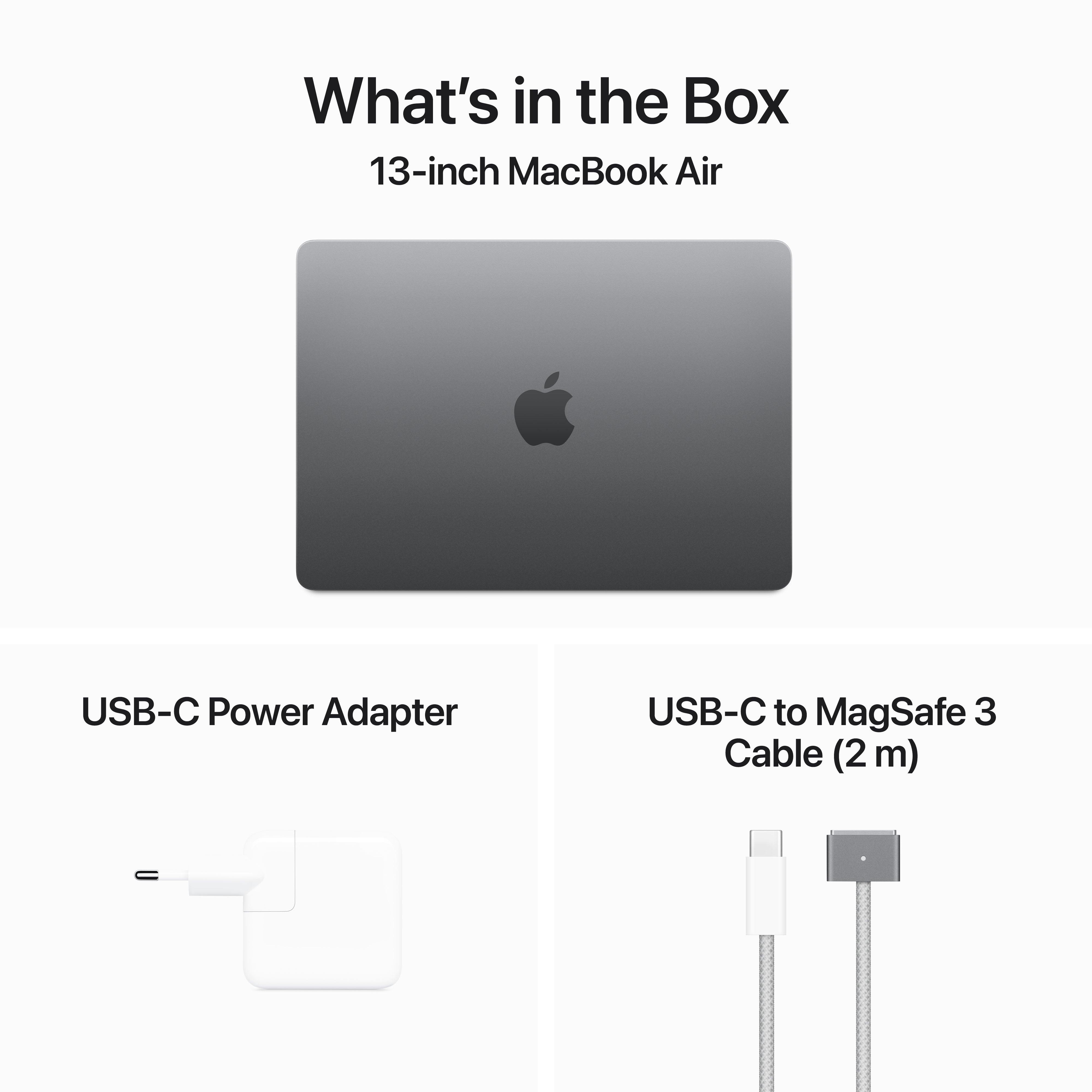 13-inch MacBook Air: Apple M3 chip with 8-Core CPU and 10-Core GPU