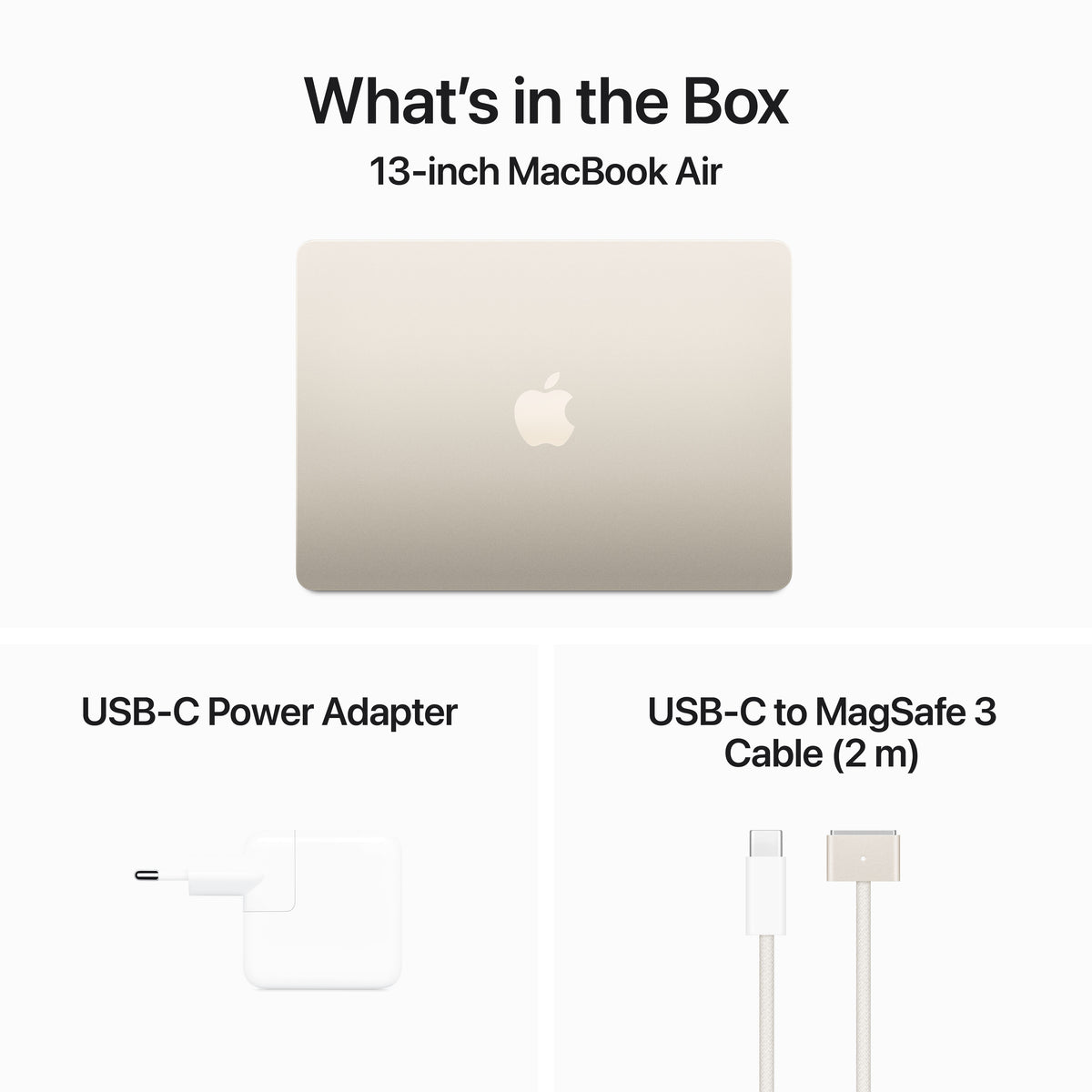 MacBook Air 13&quot;: M3 chip 512GB - Starlight