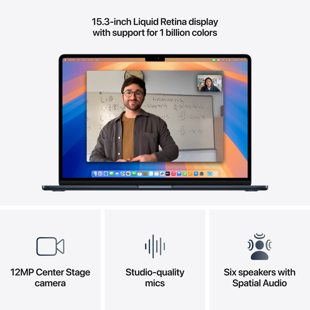 15-inch MacBook Air: Apple M4 chip with 10-CORE CPU and 10-core GPU, 16GB, 512GB SSD - Midnight
