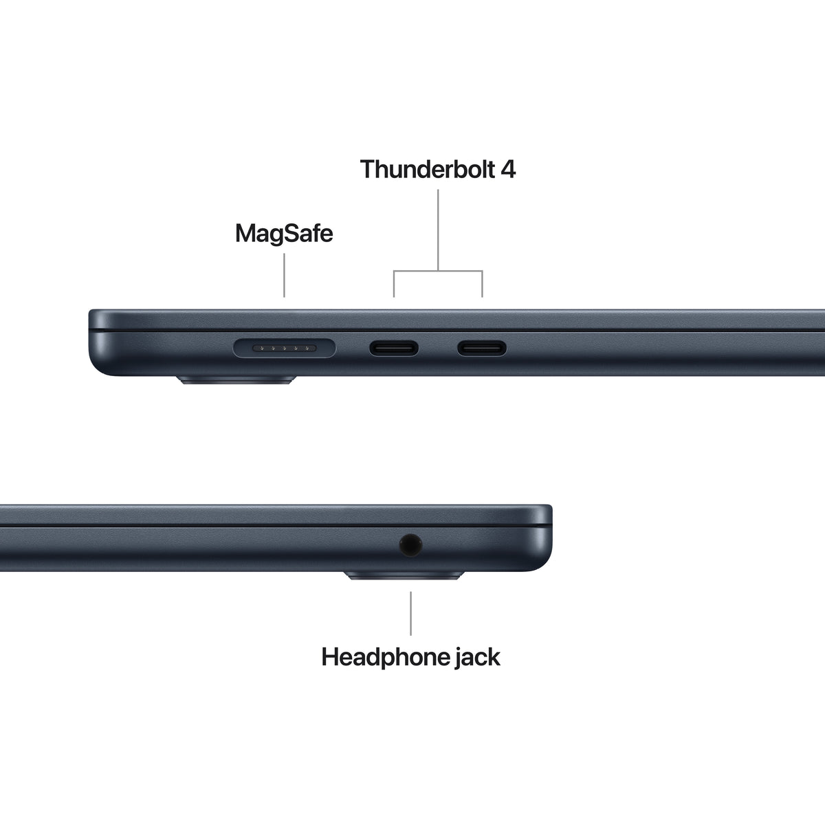 15-inch MacBook Air: Apple M4 chip with 10-CORE CPU and 10-core GPU, 16GB, 512GB SSD - Midnight