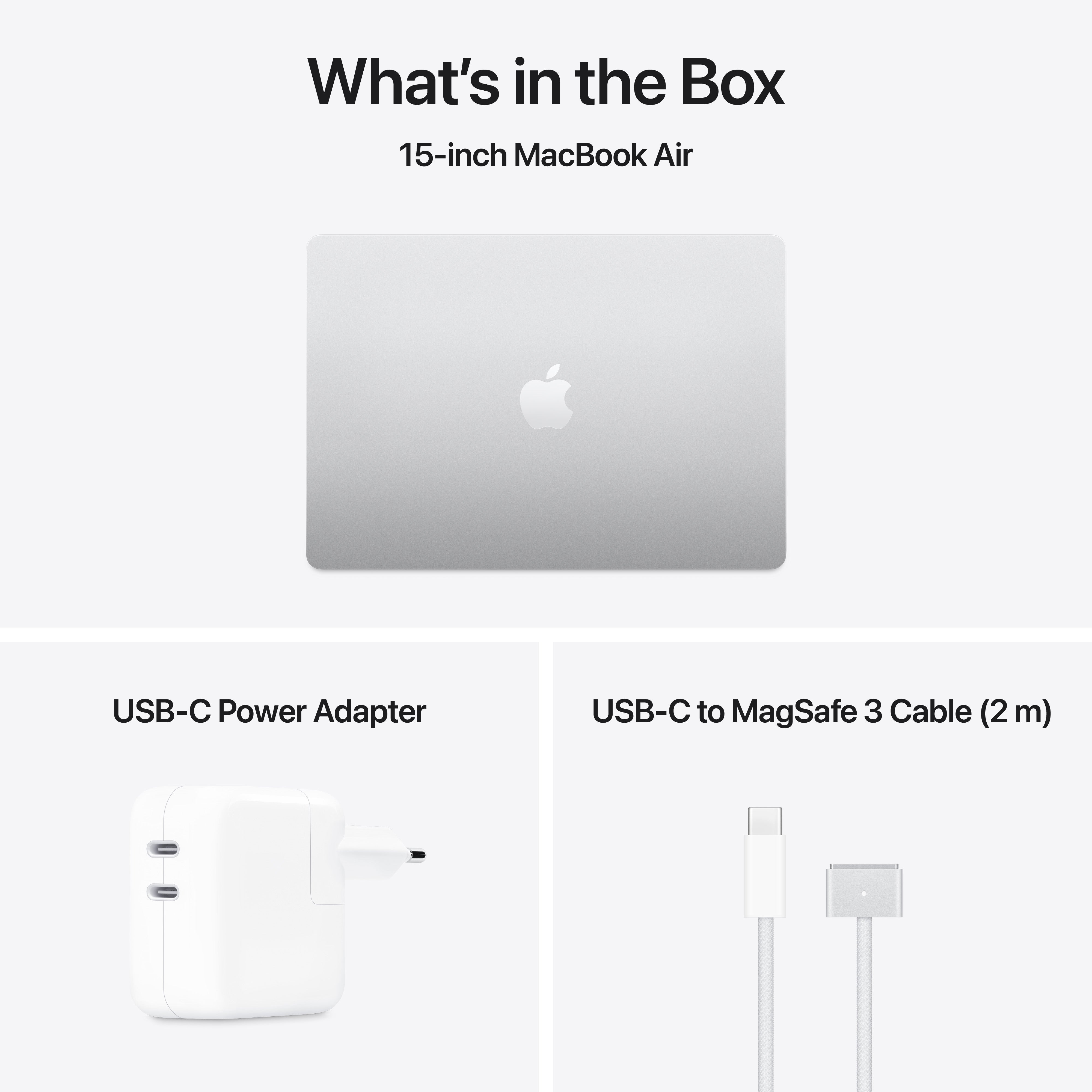 MacBook Air 15-inch| Apple M4 chip | 256GB SSD - Silver - iStore