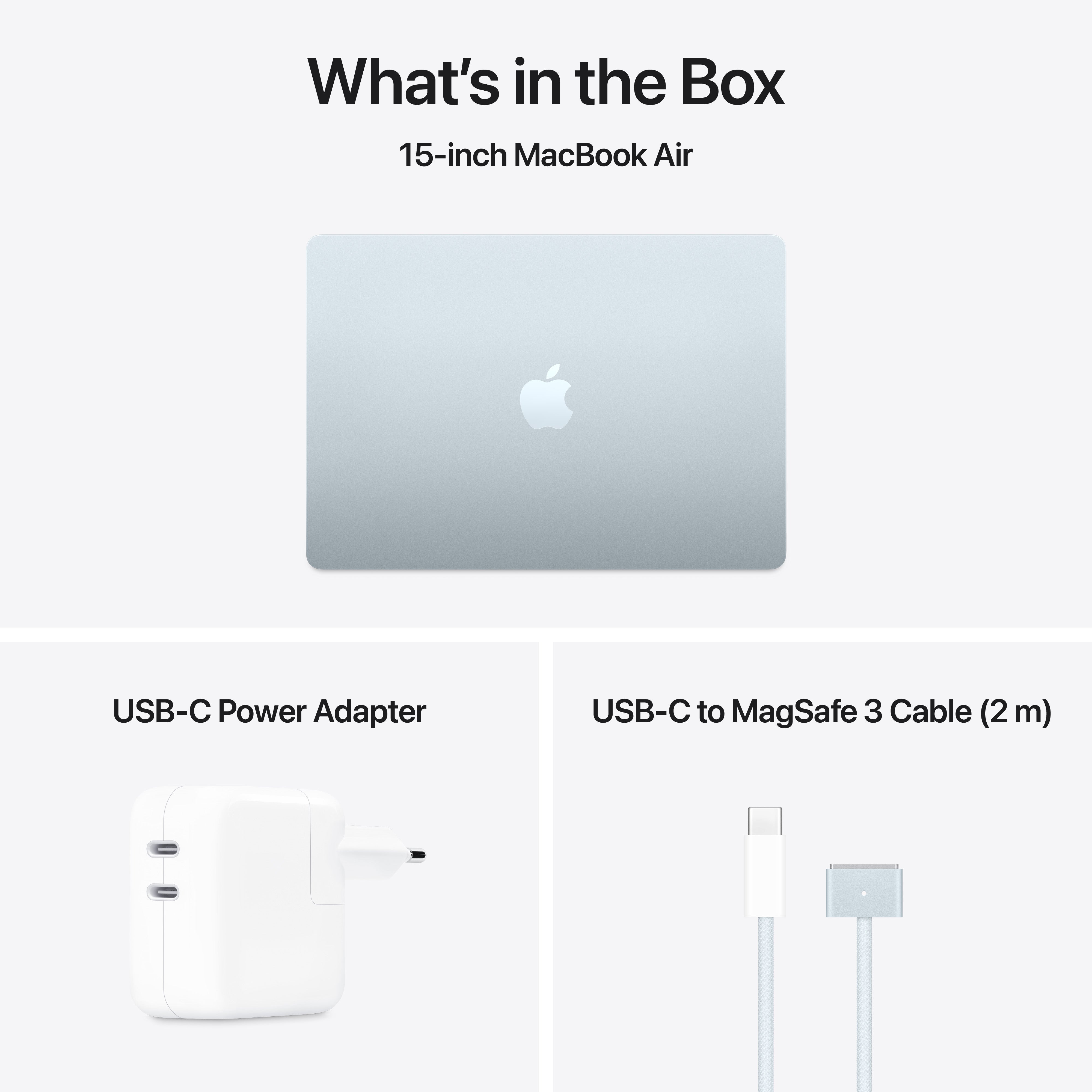 MacBook Air 15-Inch | Apple M4 Chip | 256GB SSD - Sky Blue