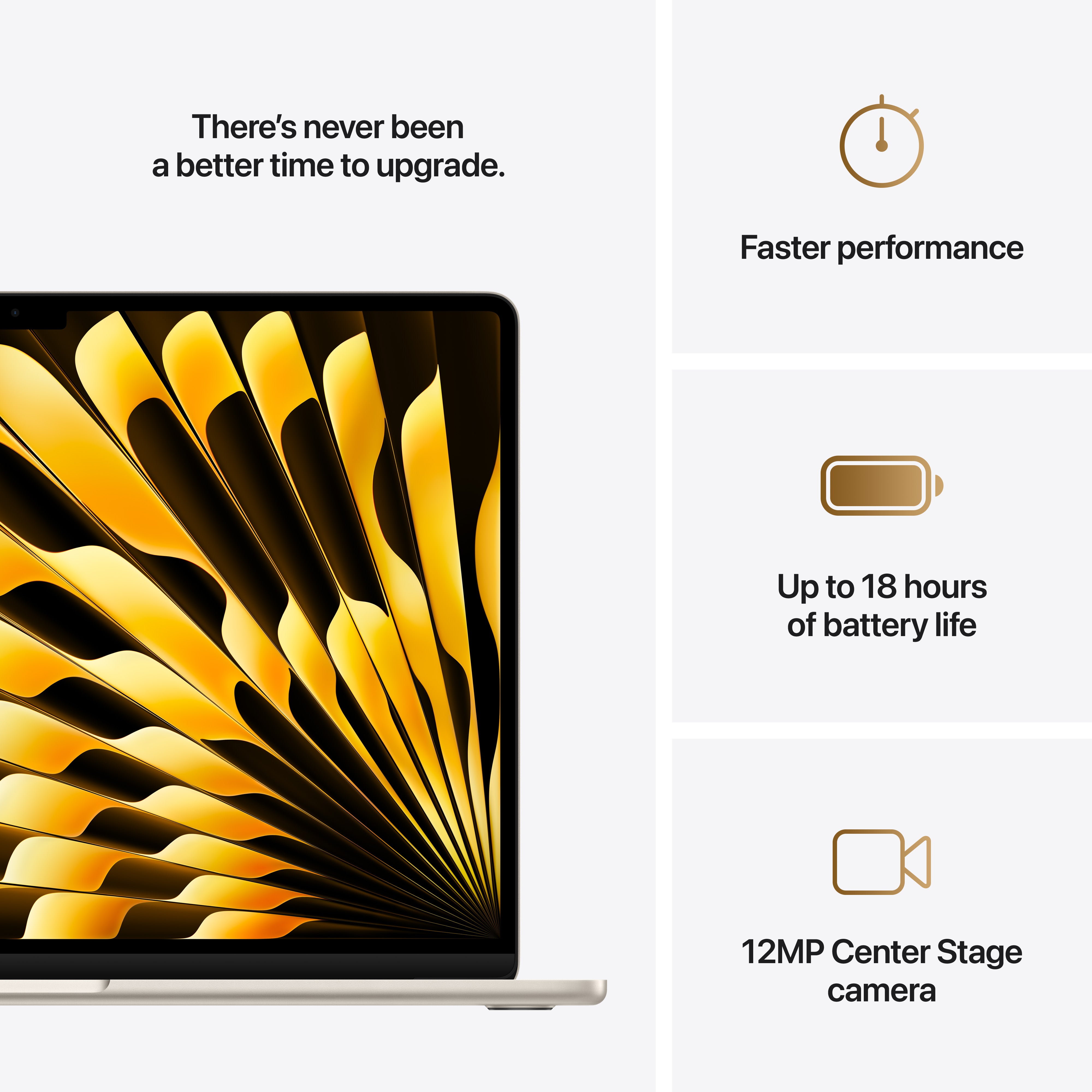 MacBook Air 15-inch | Apple M4 chip | 512GB SSD - Starlight