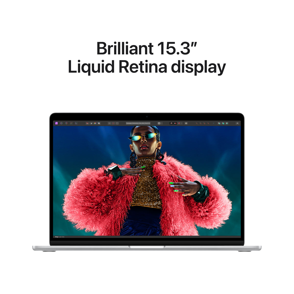 15-inch MacBook Air: Apple M3 chip with 8-Core CPU and 10-Core GPU, 8GB, 256GB SSD - Silver