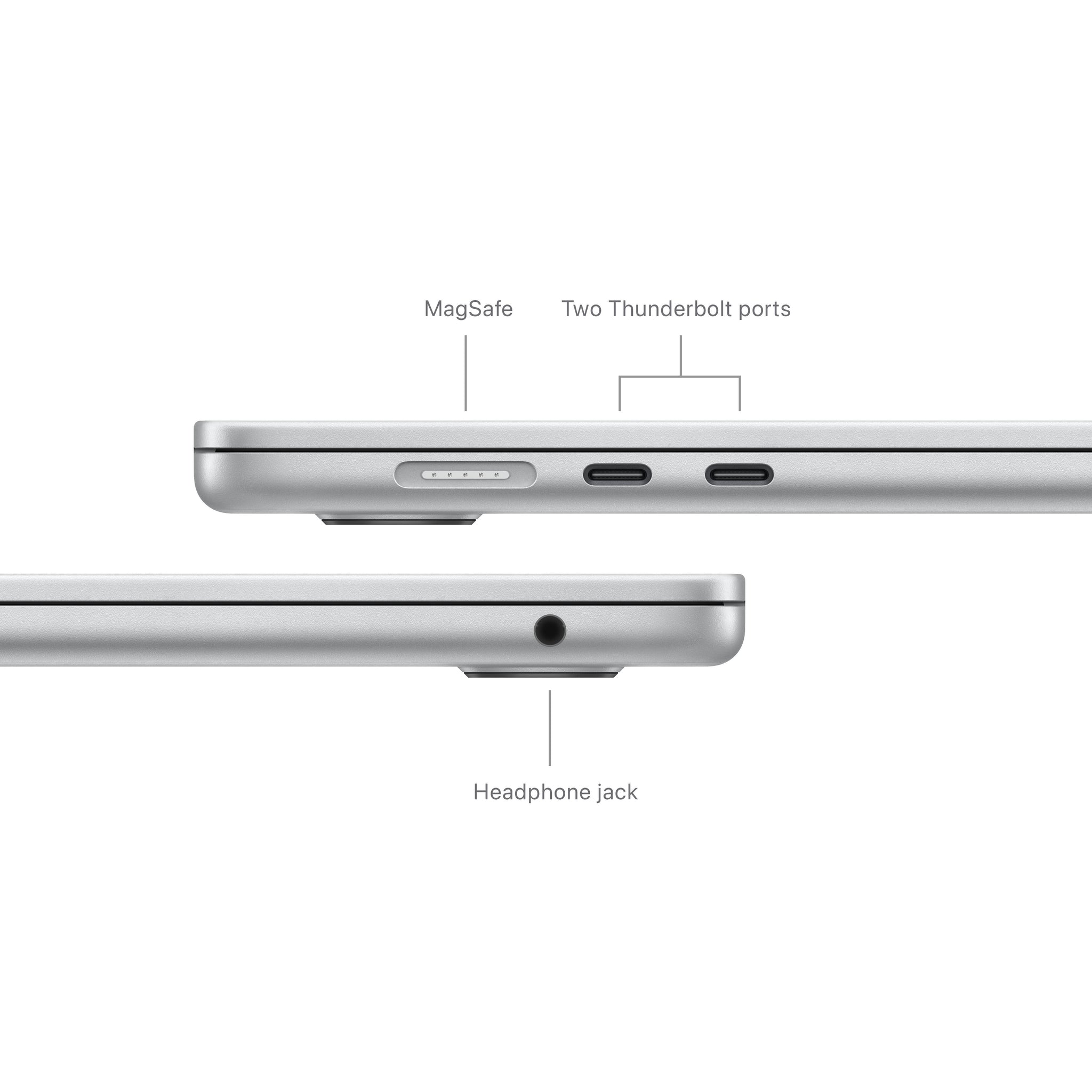 15-inch MacBook Air: Apple M3 chip with 8-Core CPU and 10-Core GPU