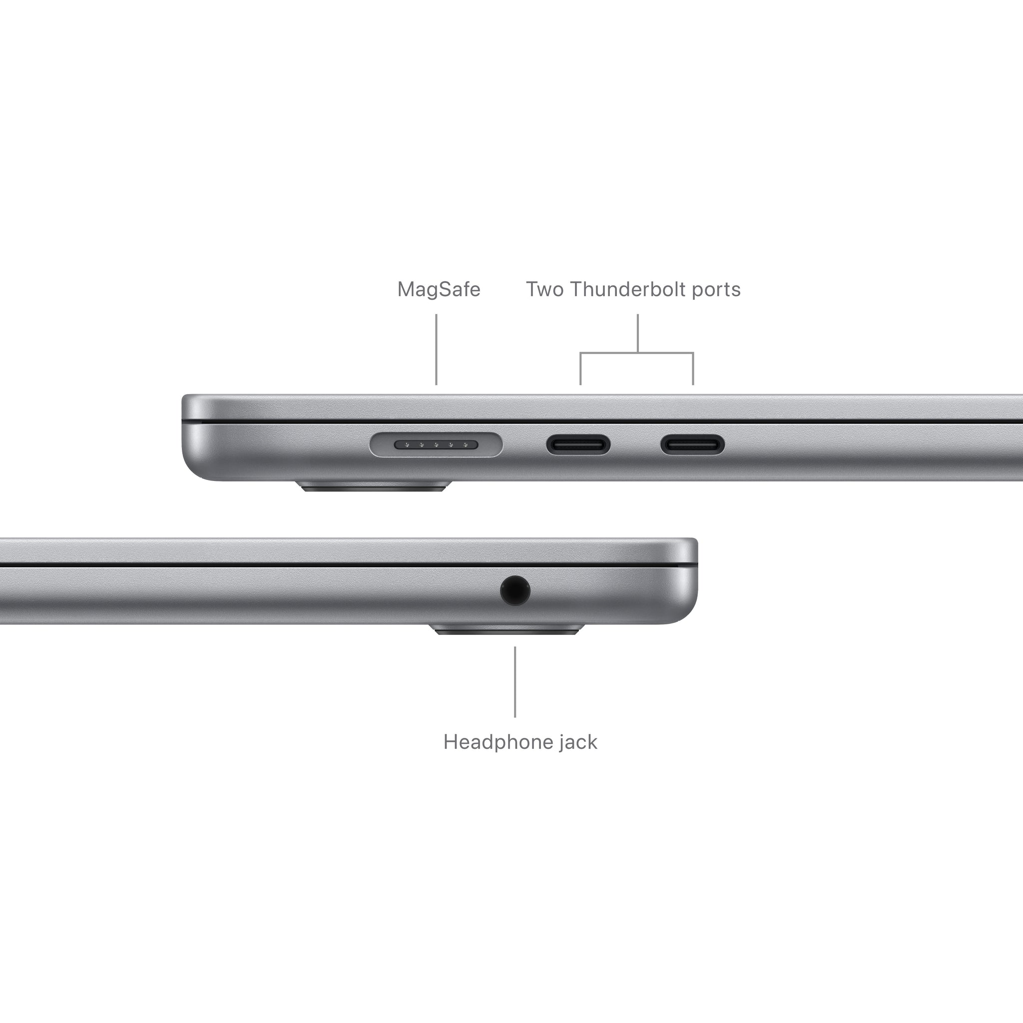 15-inch MacBook Air: Apple M3 chip with 8-Core CPU and 10-Core GPU