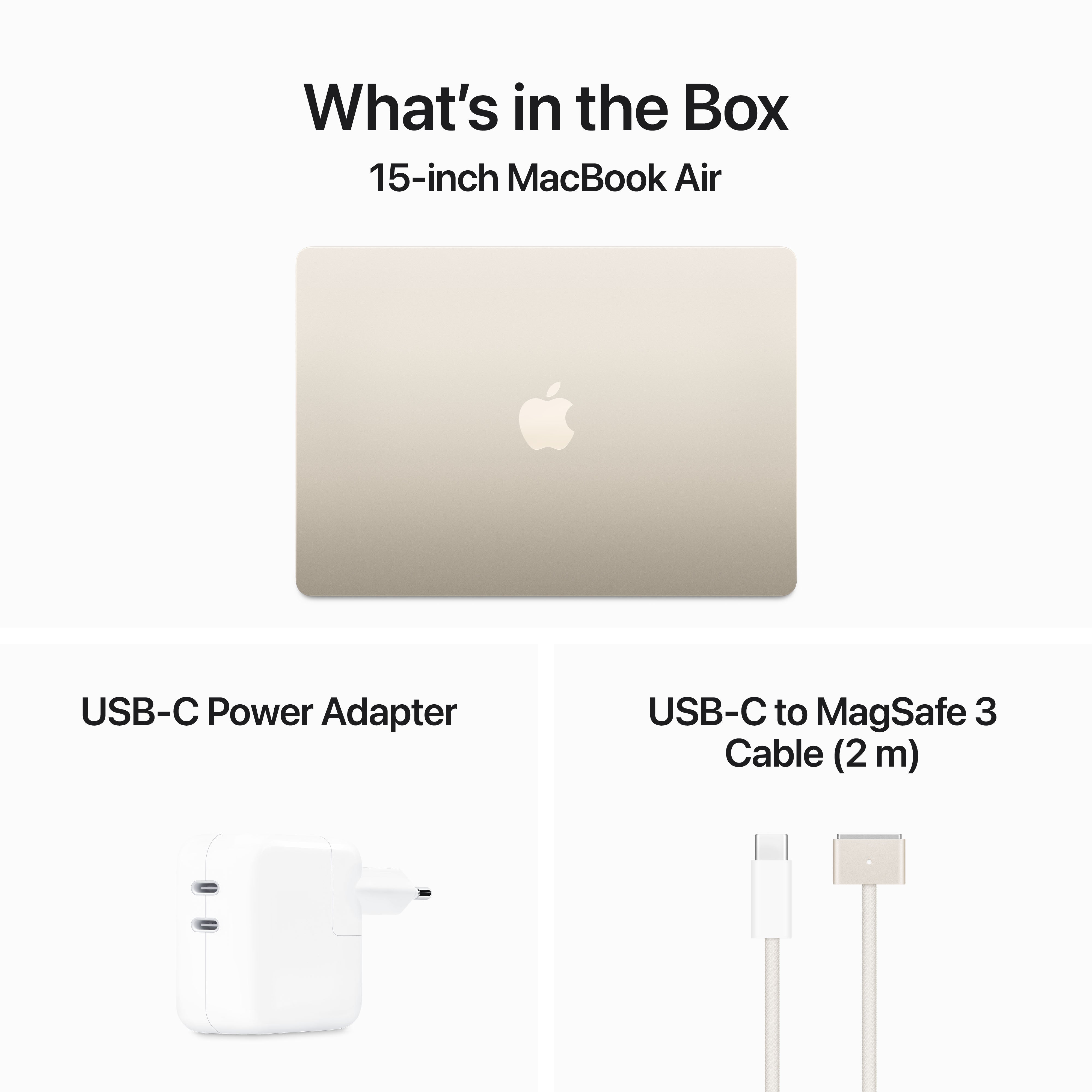 MacBook Air 15-inch |Apple M3 chip | 256GB - Starlight - iStore