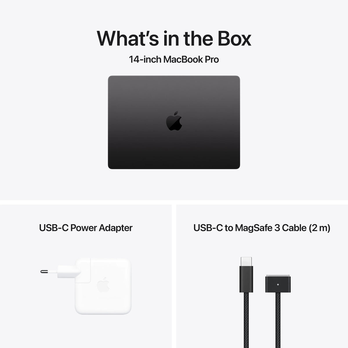 MacBook Pro 14-inch | Apple M4 Pro chip | 12‑core CPU and 16‑core GPU | 24GB 512GB SSD - Space Black