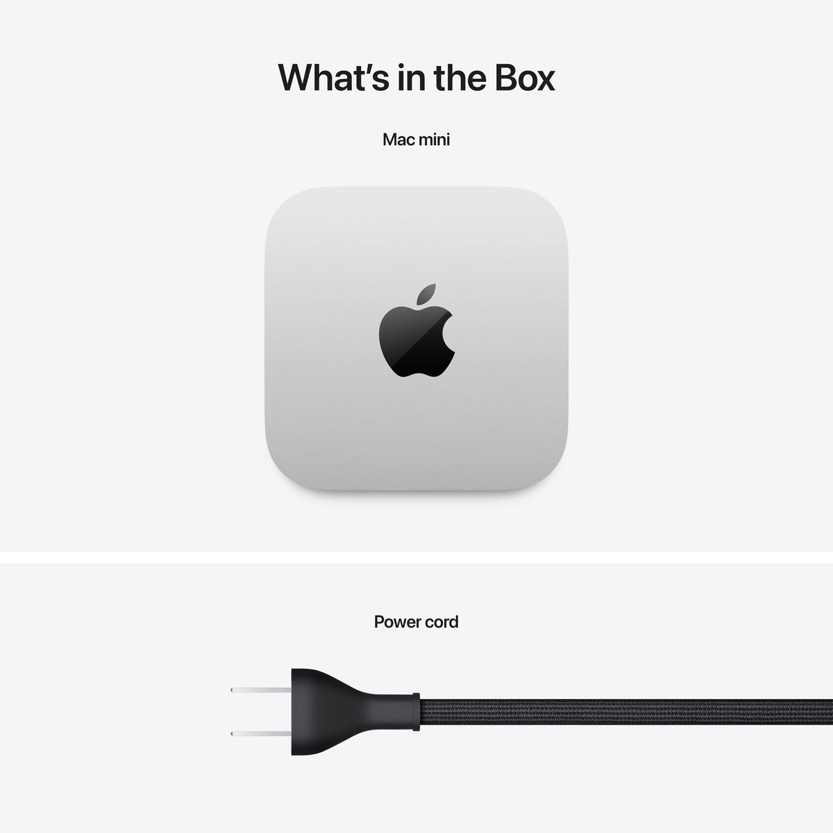 Mac mini: Apple M4 chip with 10‑core CPU and 10‑core GPU, 16GB, 512GB SSD
