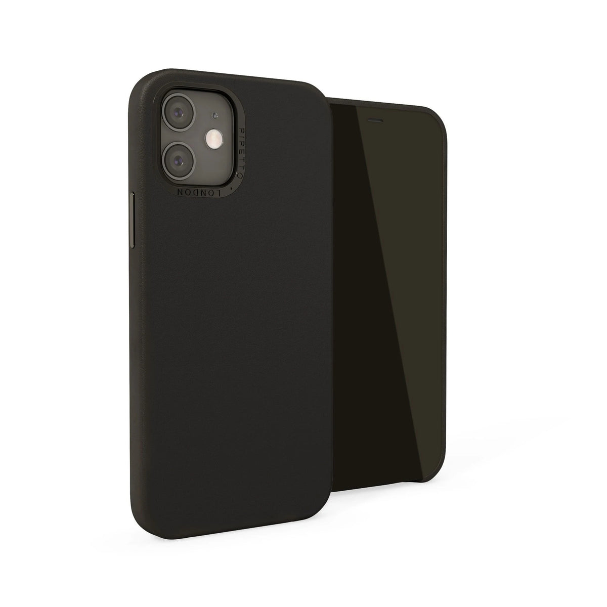 Pipetto Magnetic Leather Case for iPhone 12 Pro - Black