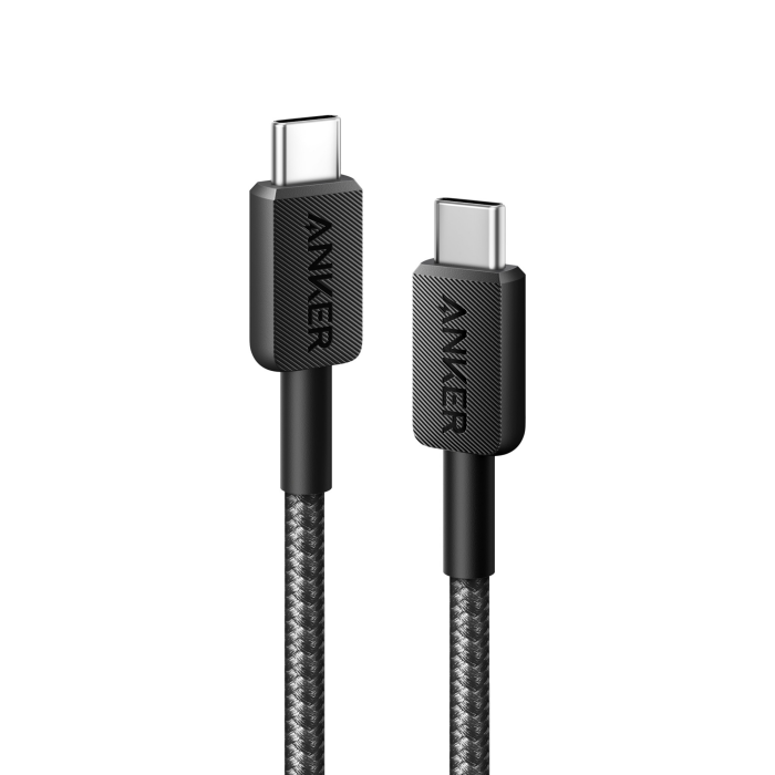 Anker 322 USB-C to Lightning Braided Cable 3ft Black