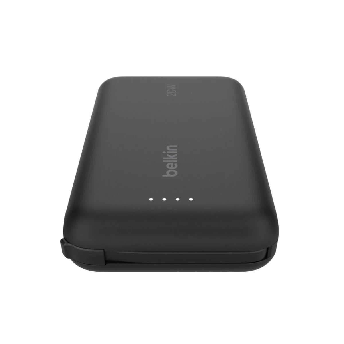 Belkin BoostCharge 10 000 mAh Power Bank with USB-C Integrated Cable and USB-C Port - Black