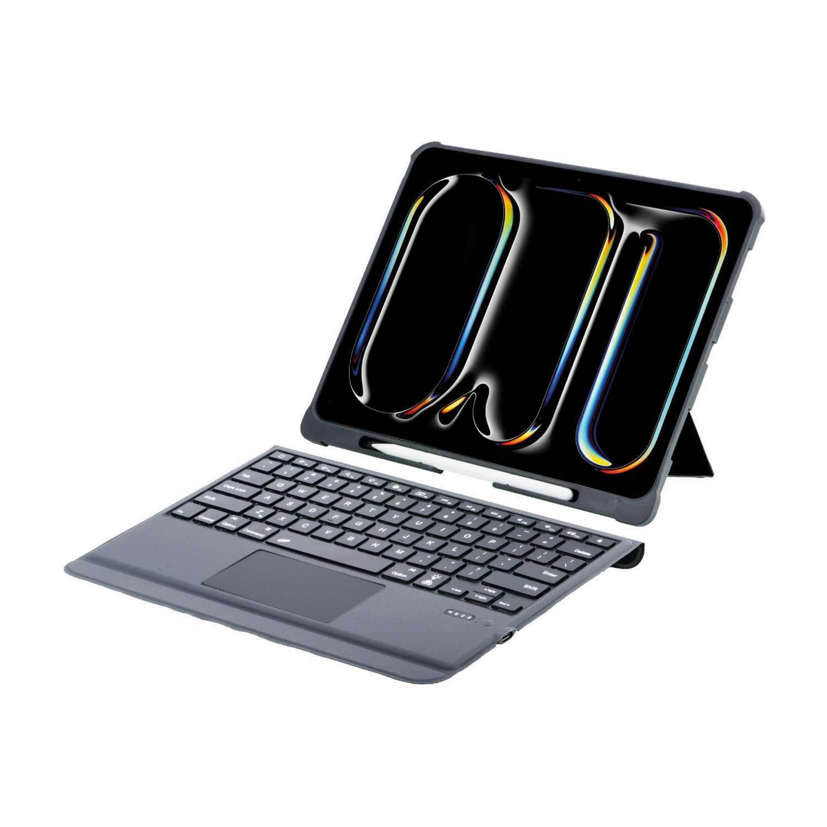 Body Glove Apple iPad Pro 13  ( 2025 - 2024) Touchpad Keyboard Black