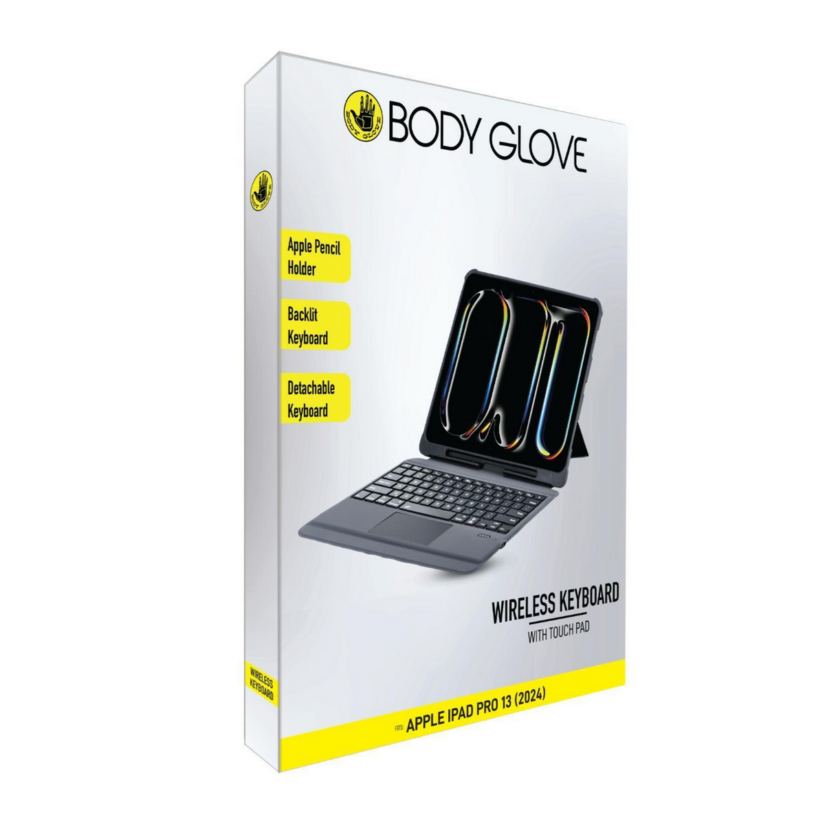 Body Glove Apple iPad Pro 13  ( 2025 - 2024) Touchpad Keyboard Black