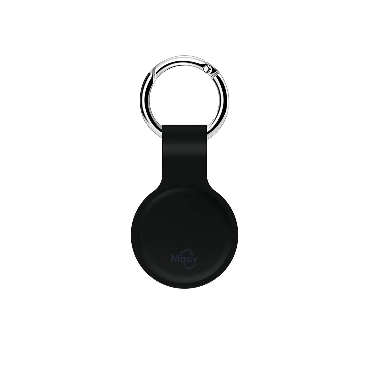 Moov Soft Touch AirTag Keyring - Black