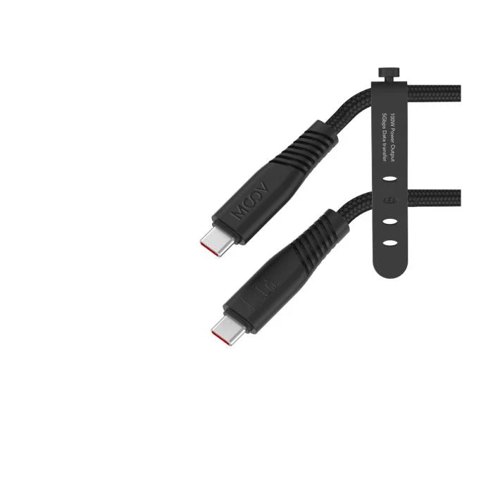 Moov PowerMotion USB-C to USB-C 1.2m Cable (USB 3.0) - Black