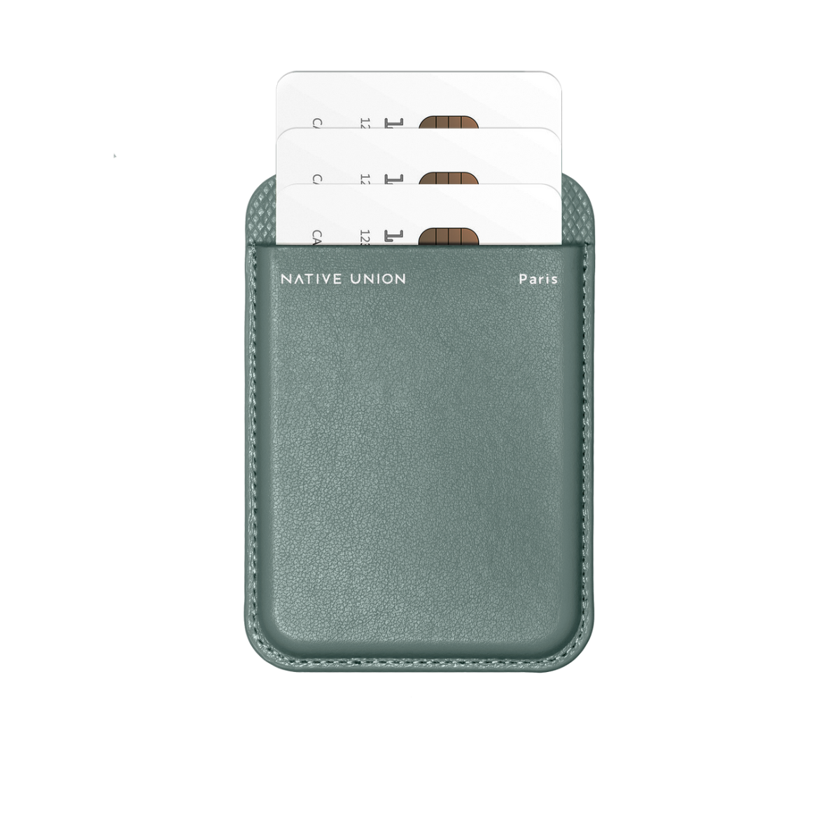 Native Union (Re)Classic Wallet Recycled Magnetic Card Holder - Slate Green