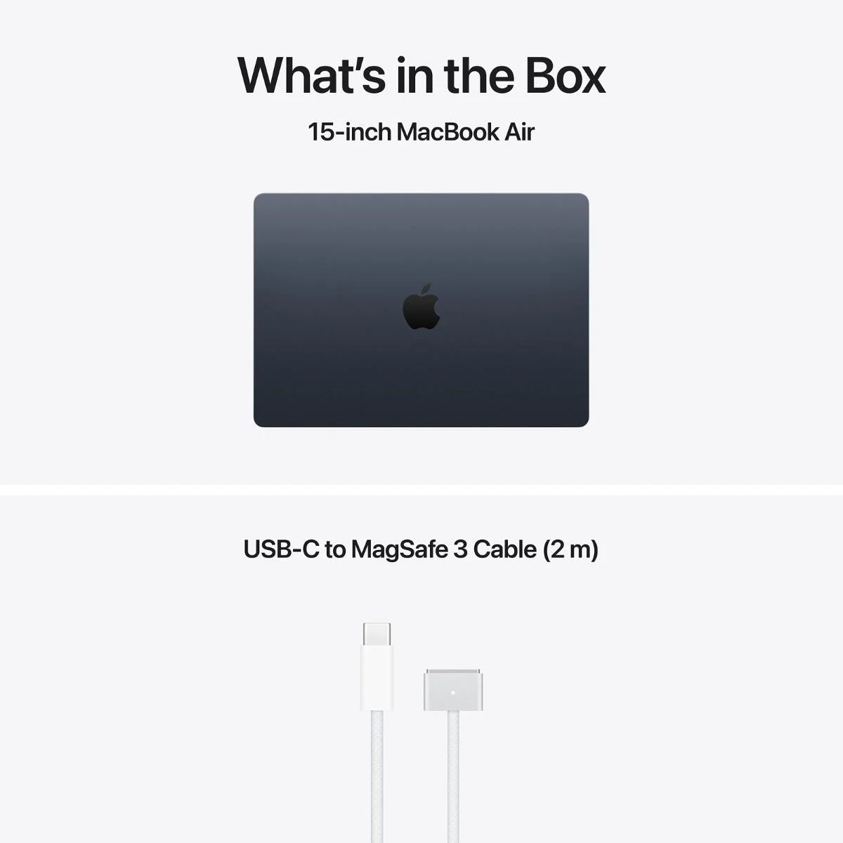 MacBook Air 15-inch | Apple M5 chip | 10-core CPU 10-core GPU | 512GB  -  Midnight