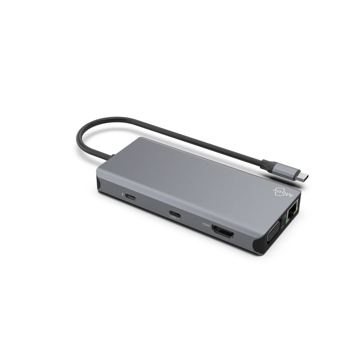 Moov 11-in-1 Multiport Hub Adapter - Space Grey