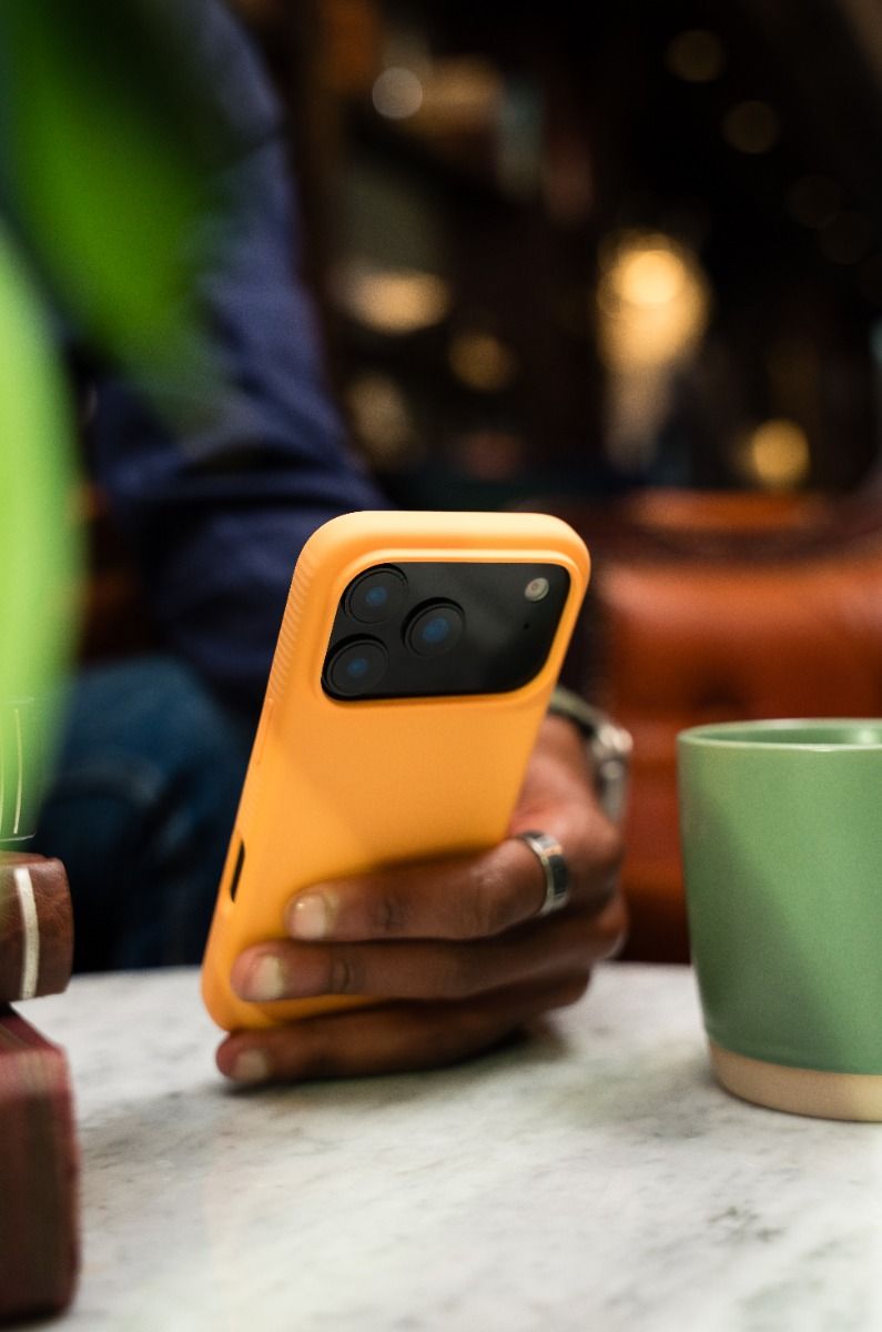 Moov SoftTouch Case with MagSafe for iPhone 17 Pro - Orange