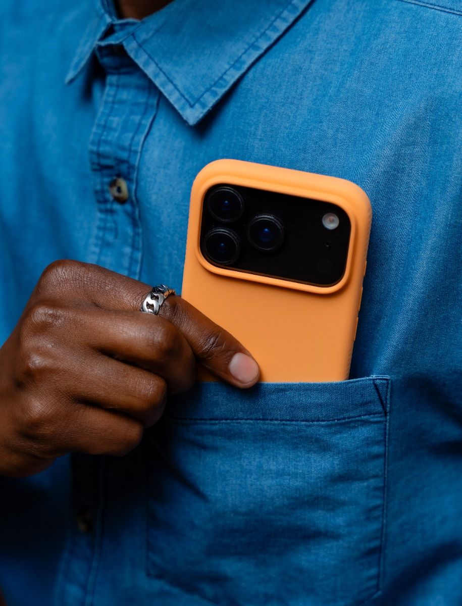 Moov SoftTouch Case with MagSafe for iPhone 17 Pro - Orange
