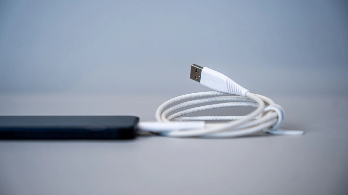 Moov PowerMotion USB-A to USB-C 1.2m Cable - White