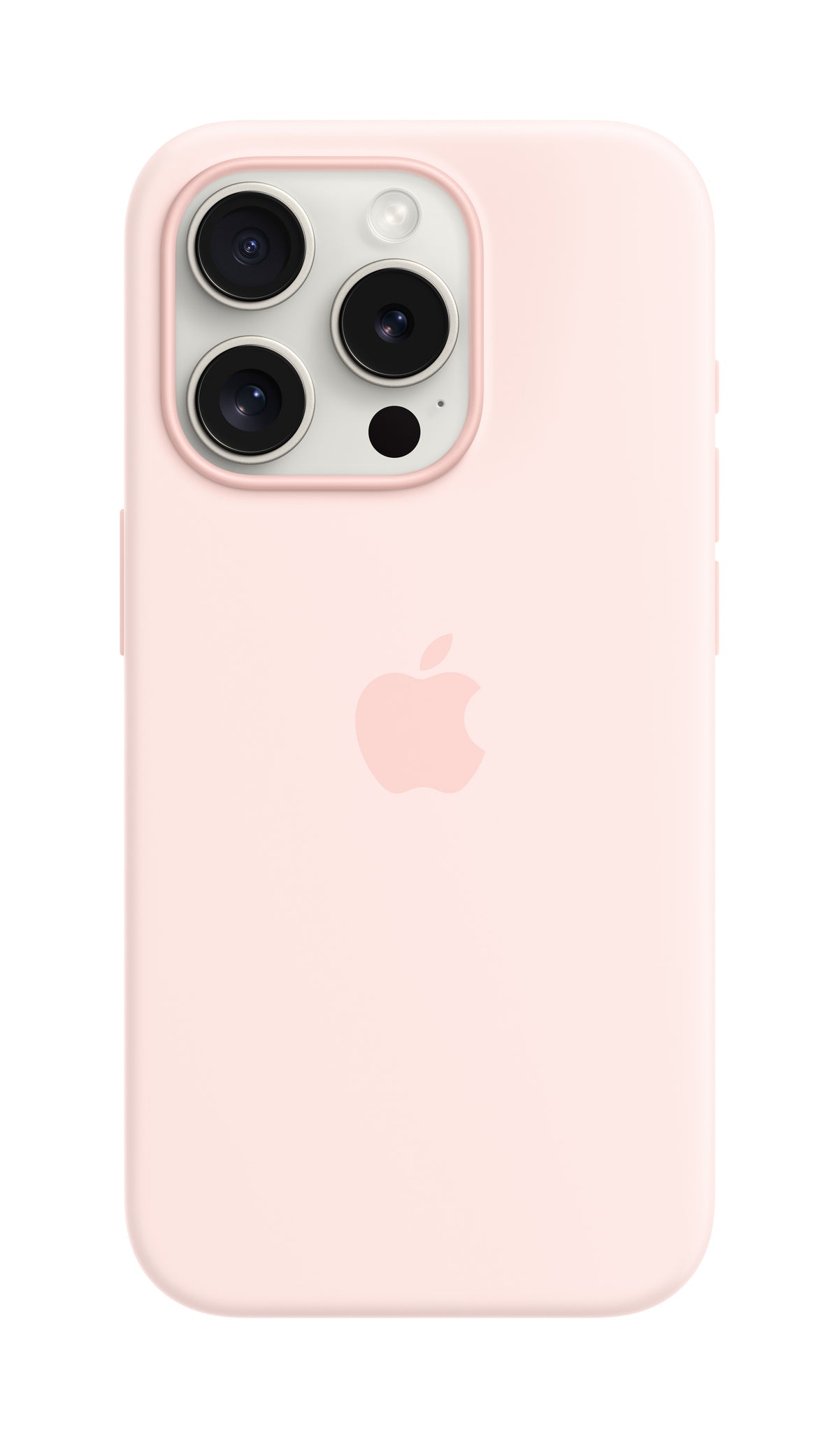 Apple iPhone 15 Pro Silicone case -  Light Pink
