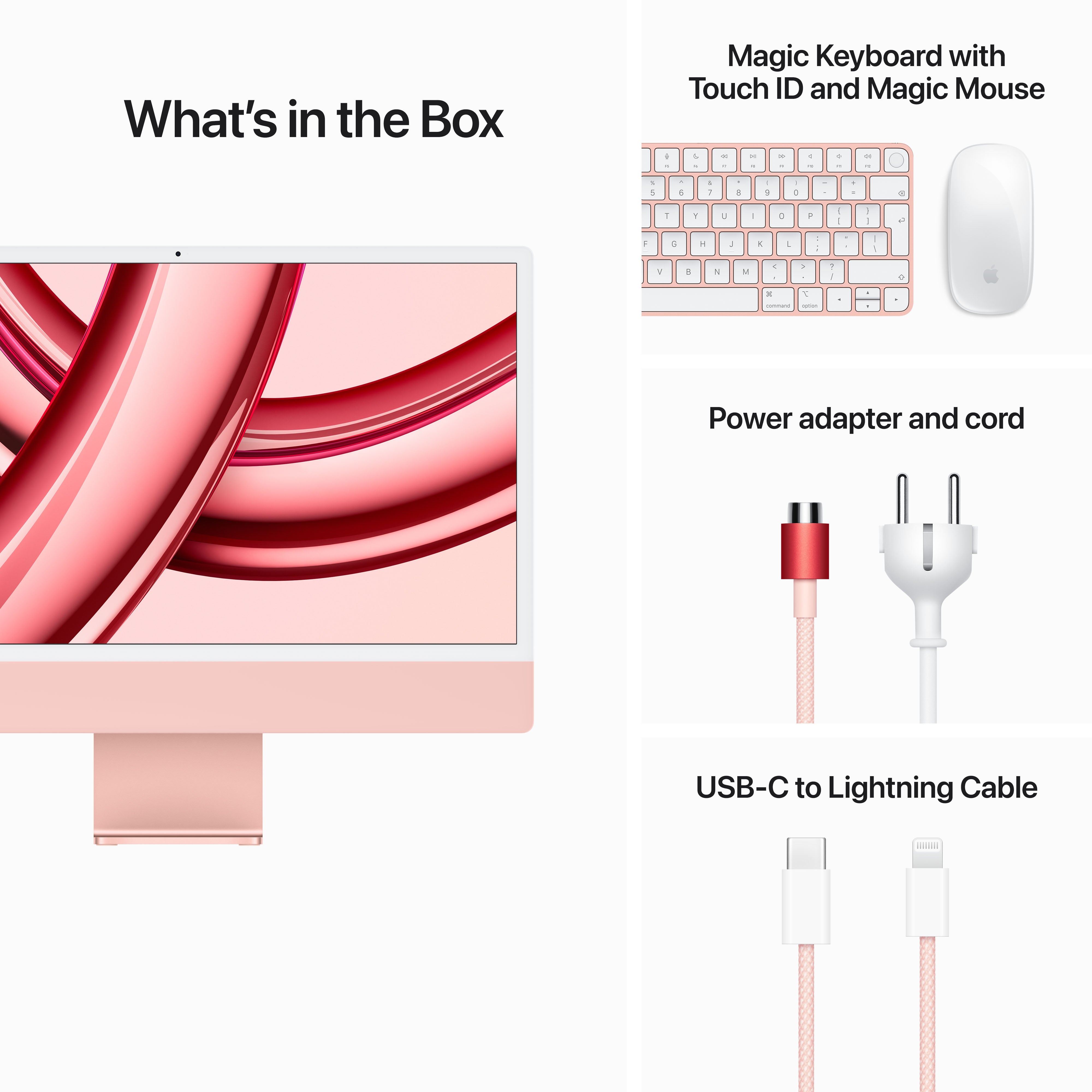24-inch iMac with Retina 4.5K Display: Apple M3 chip with 8