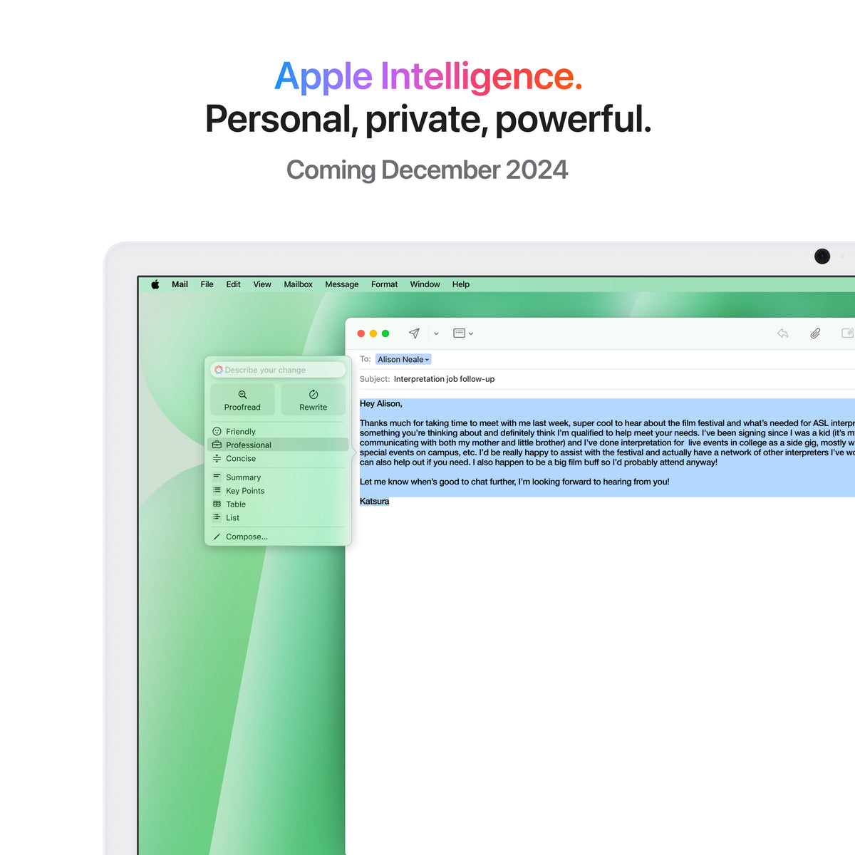 24-inch iMac with Retina 4.5K display: Apple M4 chip with 8‑core CPU and 8‑core GPU, 16GB, 256GB SSD - Green