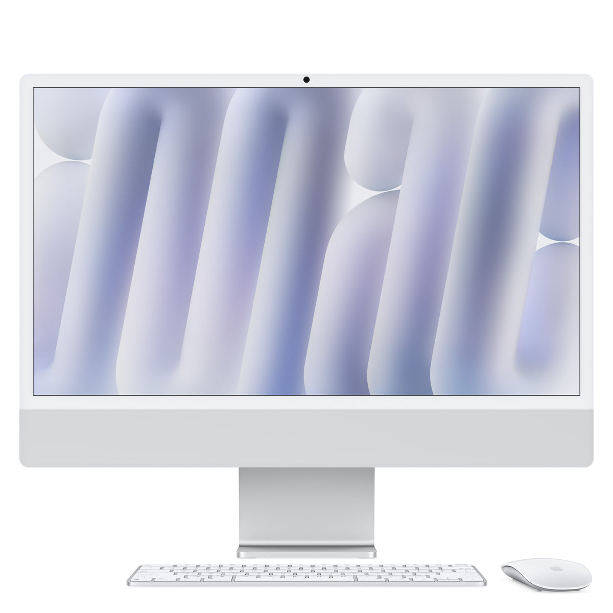 24-inch iMac with Retina 4.5K display, Nano-texture glass: Apple M4 chip with 10‑core CPU and 10‑core GPU, 256GB SSD, 16GB - Silver