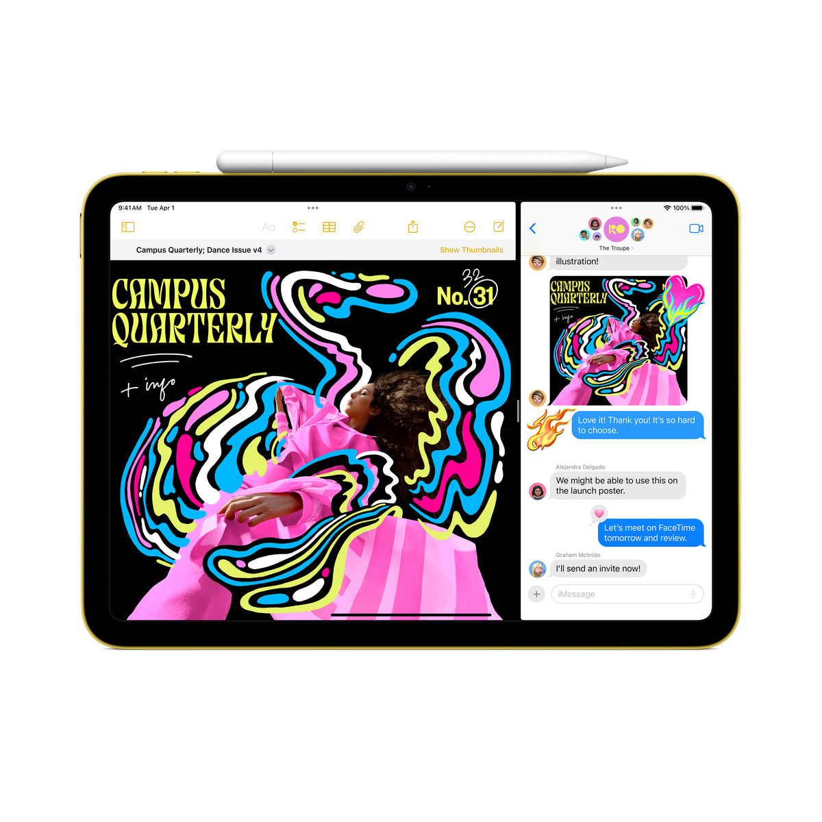 iPad Wifi + Cellular 512GB Yellow