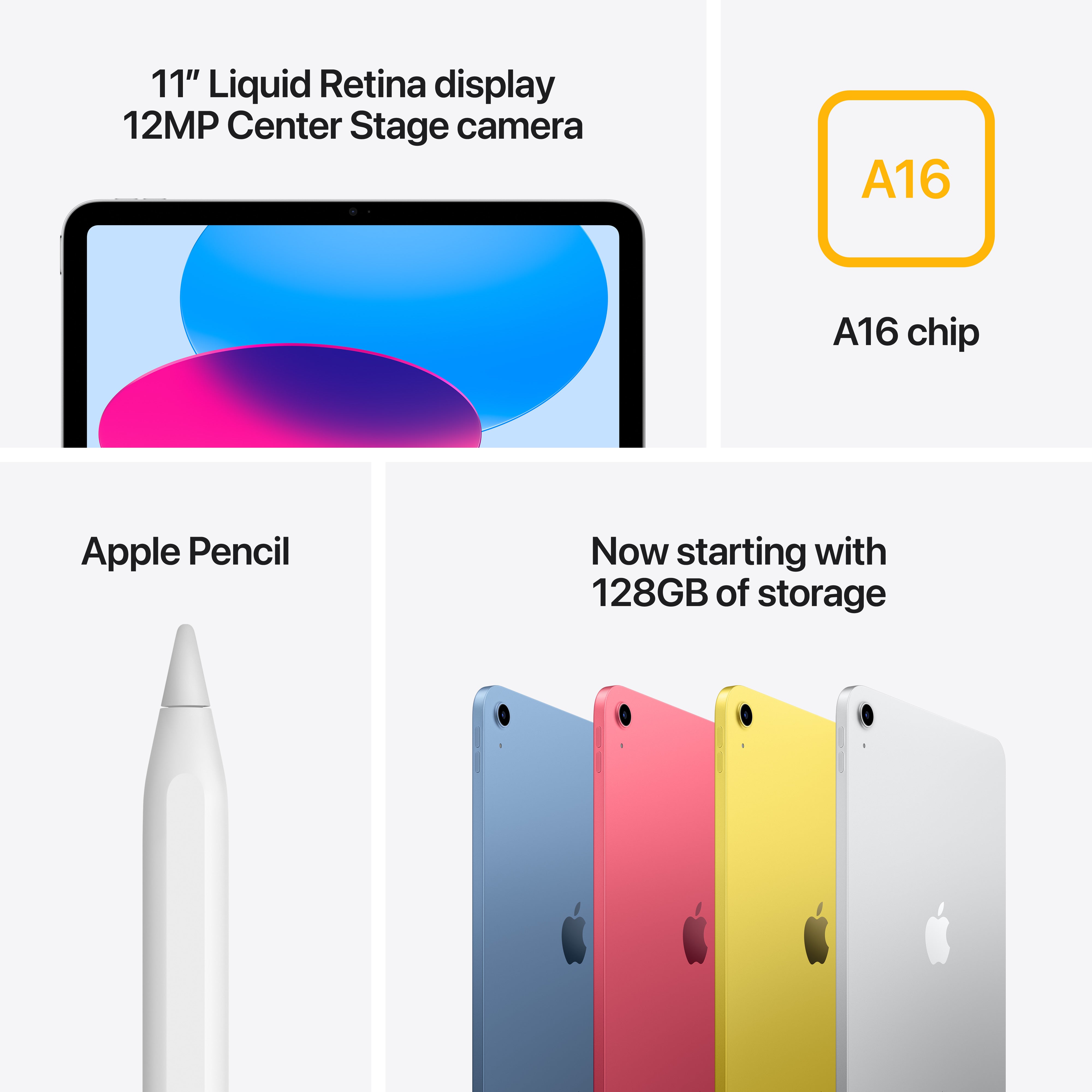 11-inch iPad WIFI 128GB Blue - iStore Namibia