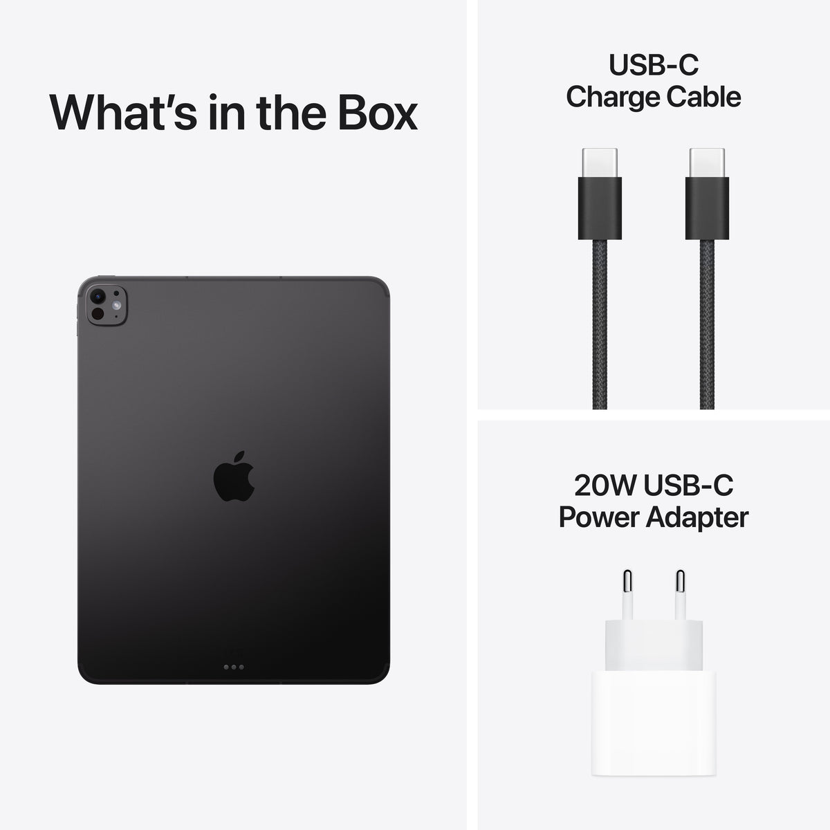 13-inch iPad Pro Wi‑Fi + Cellular 512GB with standard glass - Space Black