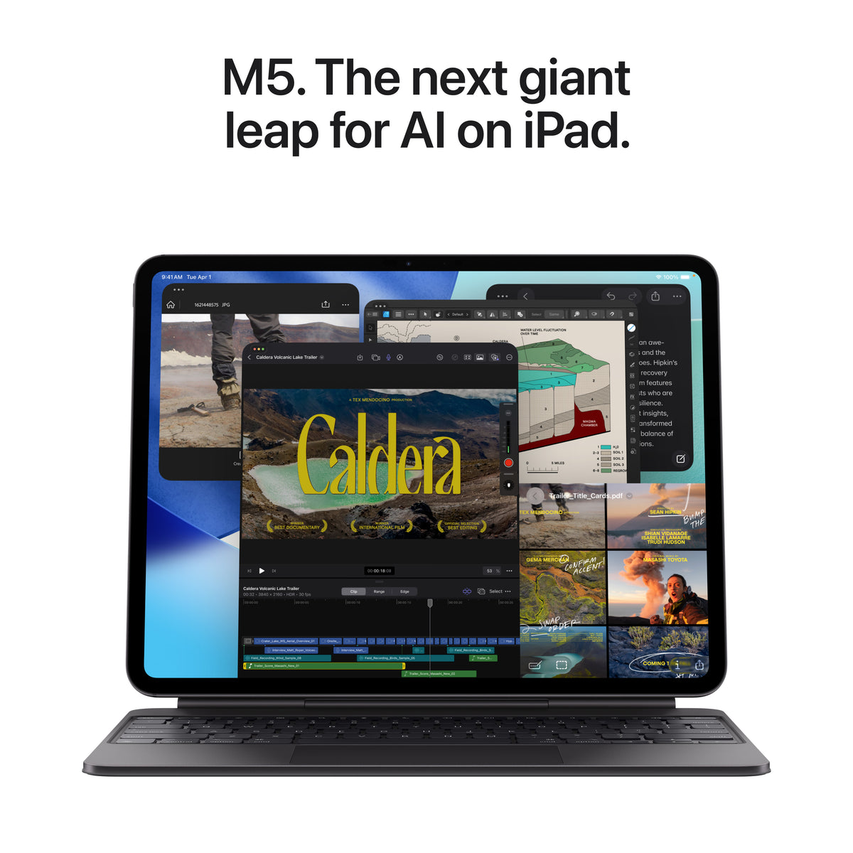 13-inch iPad Pro Wi‑Fi 256GB with standard glass - Silver - iStore Namibia