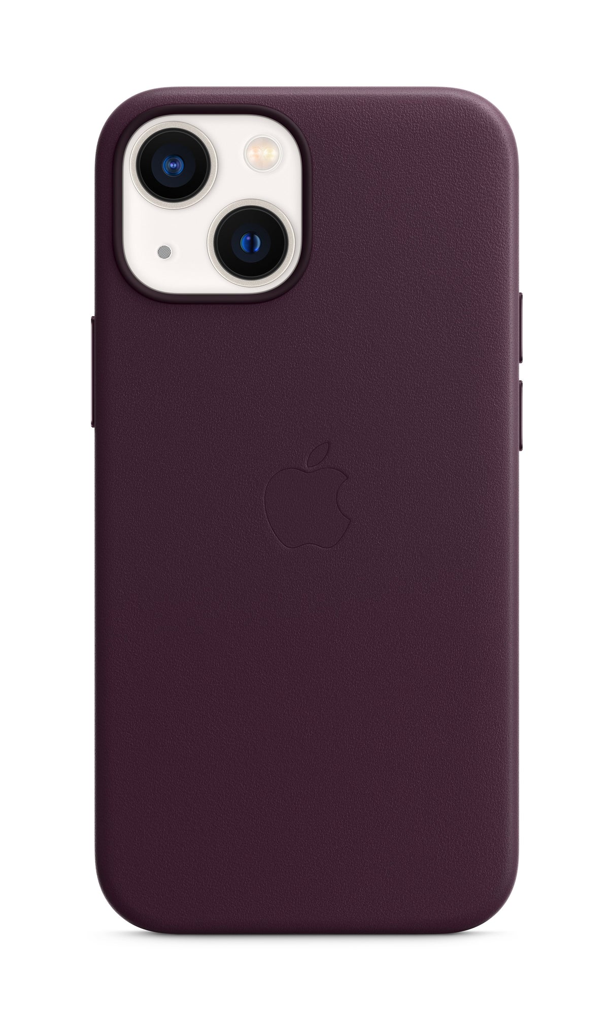 IPHONE 13 MINI LEATHER CASE WITH MAGSAFE - CHERRY