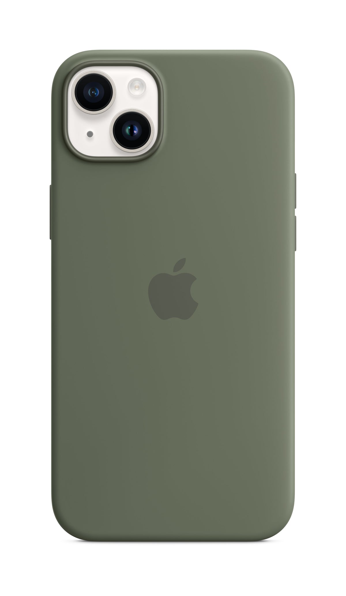 iPhone 14 Plus Silicone Case Magsafe - Olive