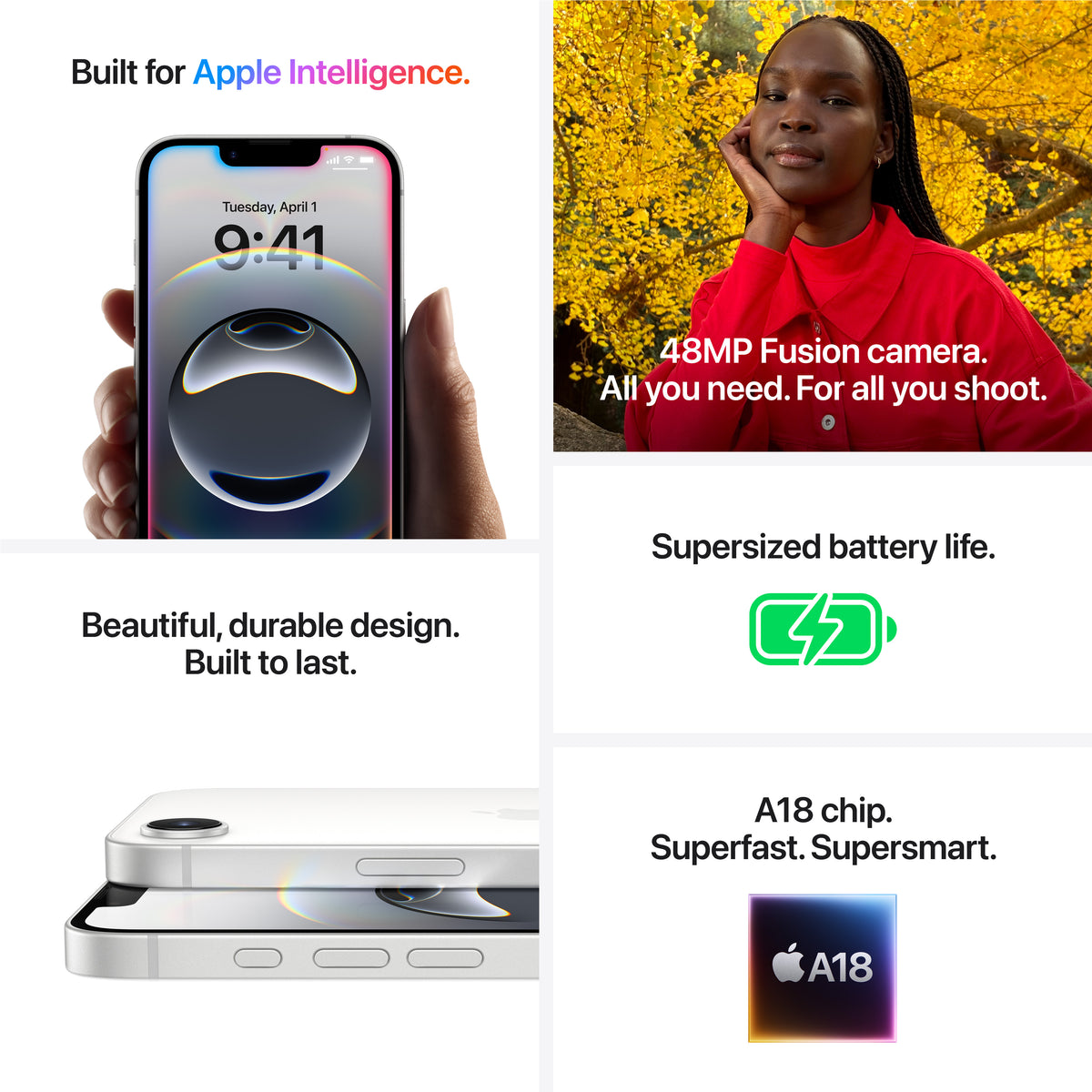 iPhone 16e White 256GB