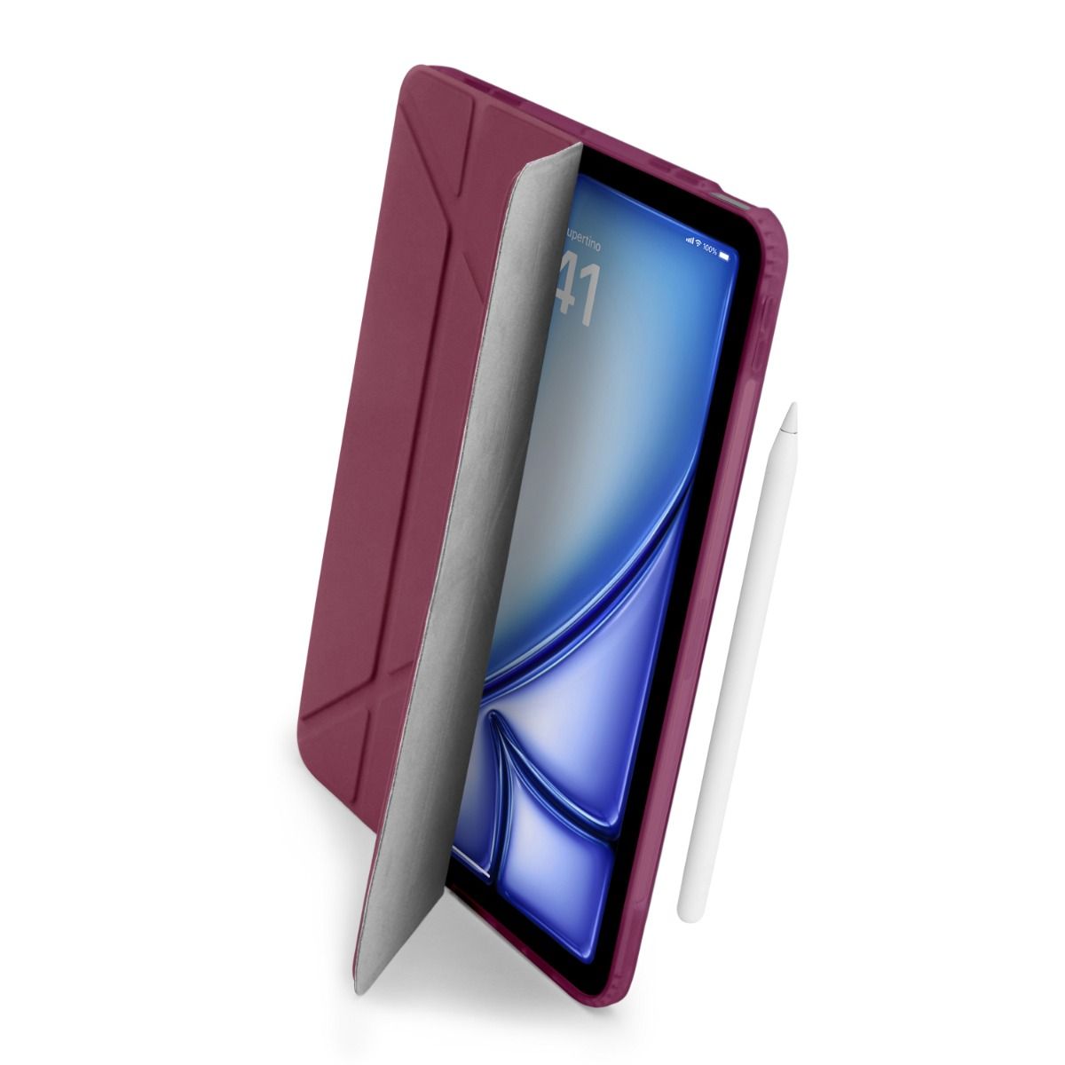 Pipetto Origami No1 Original Case for iPad (A16) / iPad (10th Gen) - Burgundy