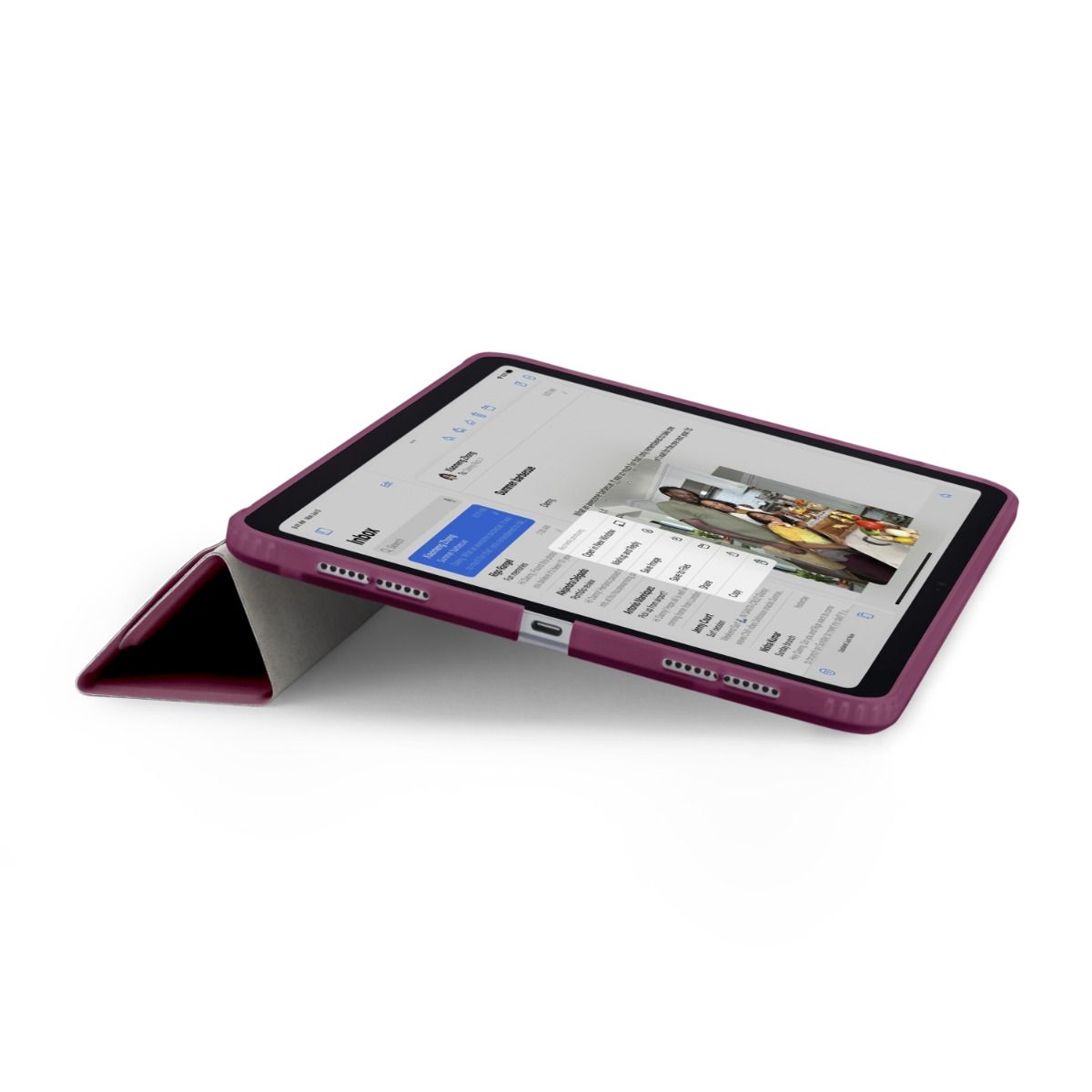 Pipetto Origami No1 Original Case for iPad (A16) / iPad (10th Gen) - Burgundy