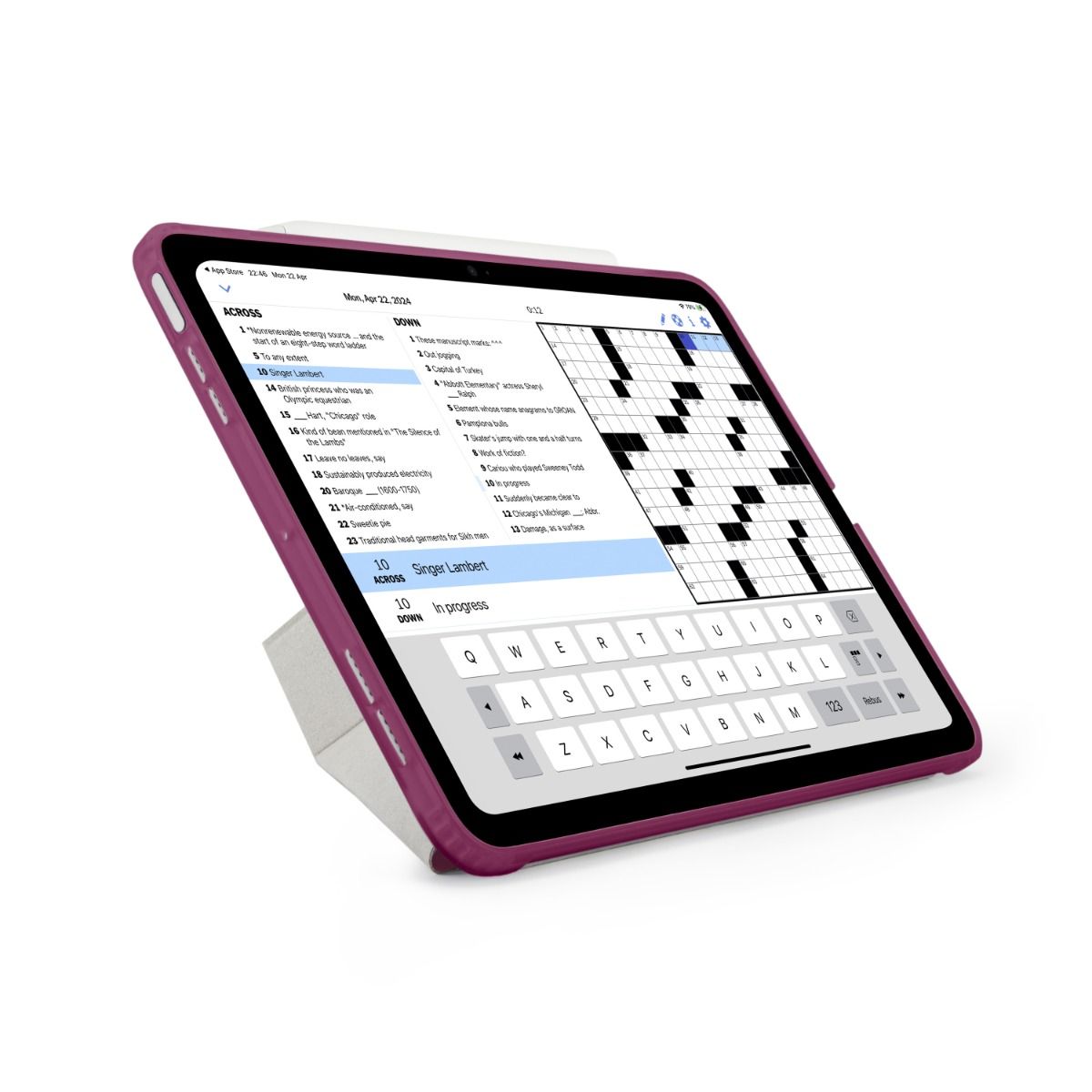 Pipetto Origami No1 Original Case for iPad (A16) / iPad (10th Gen) - Burgundy
