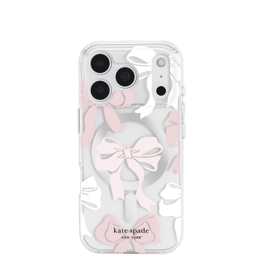 Kate Spade Case with MagSafe for iPhone 17 Pro - Tied With A Bow