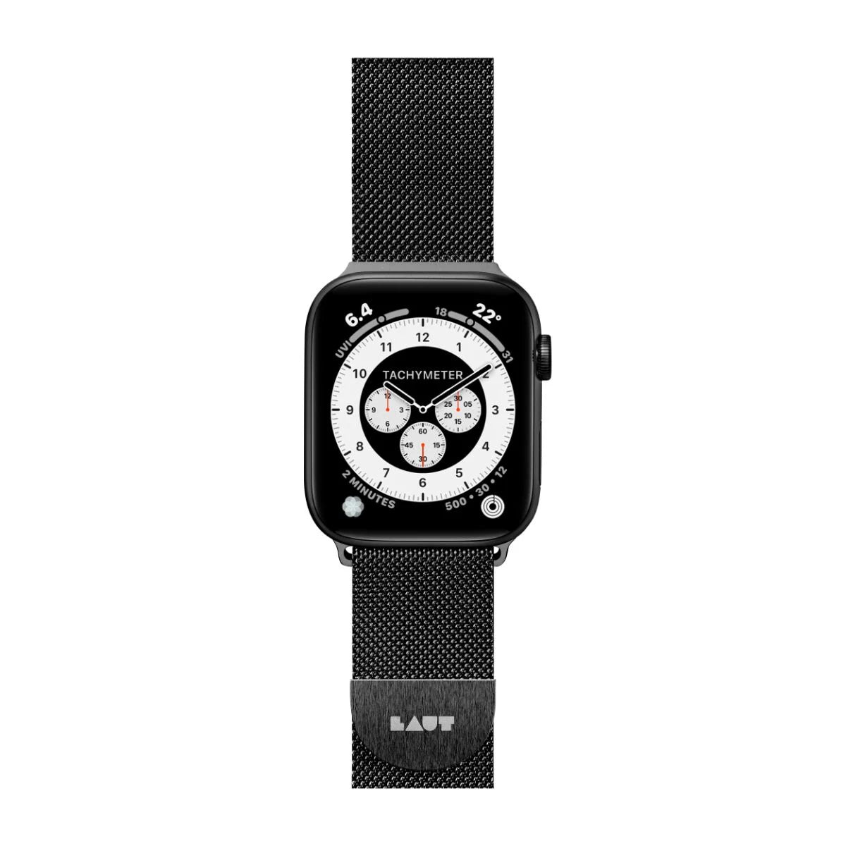 Laut Apple Watch Steel Loop Strap (38/40/41mm) - Black