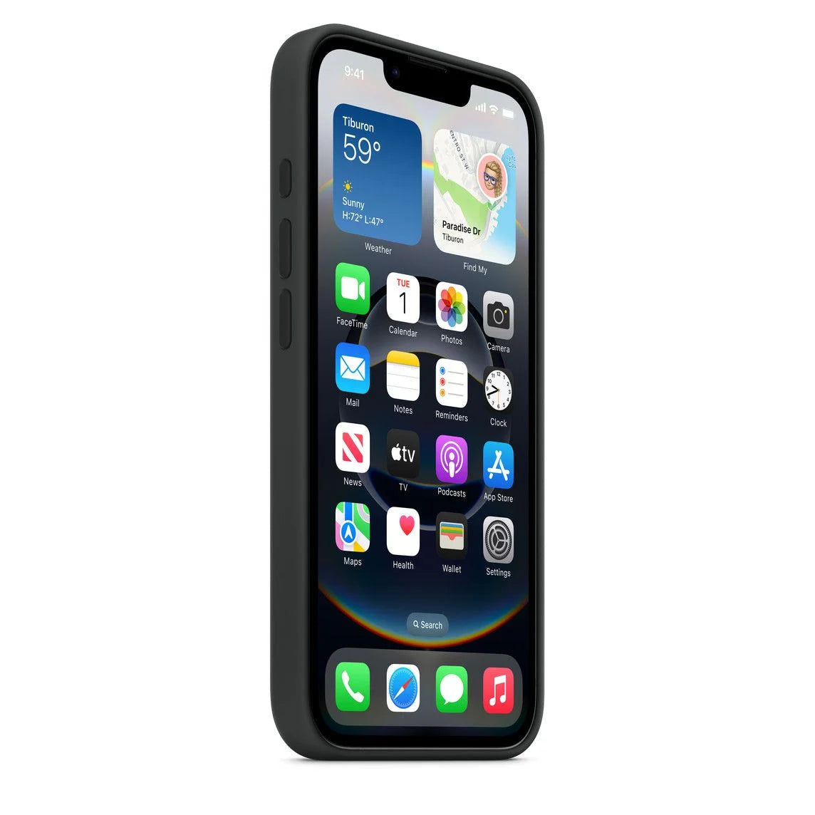 Apple Silicone Case for iPhone 16e - Black
